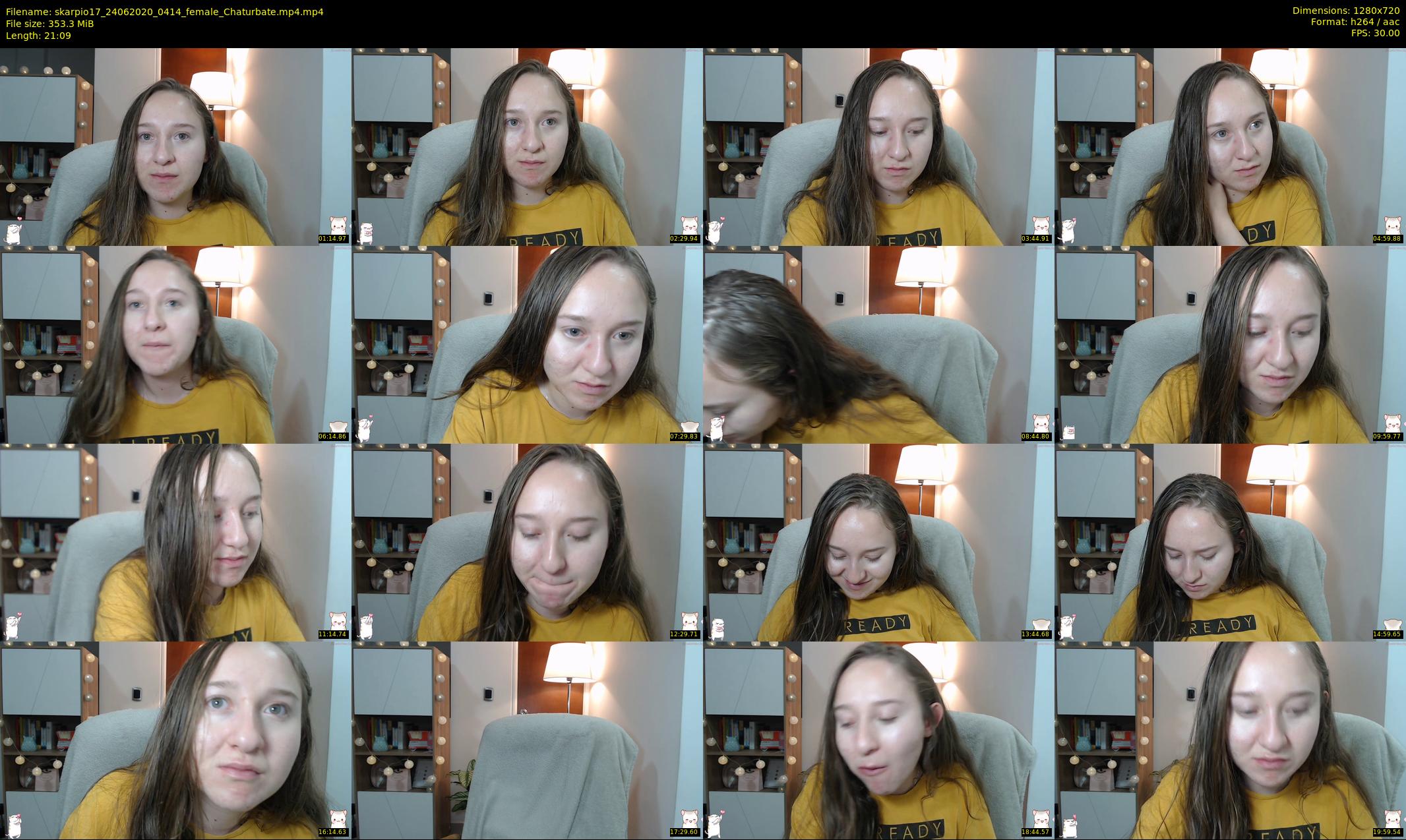 skarpio17 — 22 minute Chaturbate female cam show recording, 720p, Jun 24, 2020