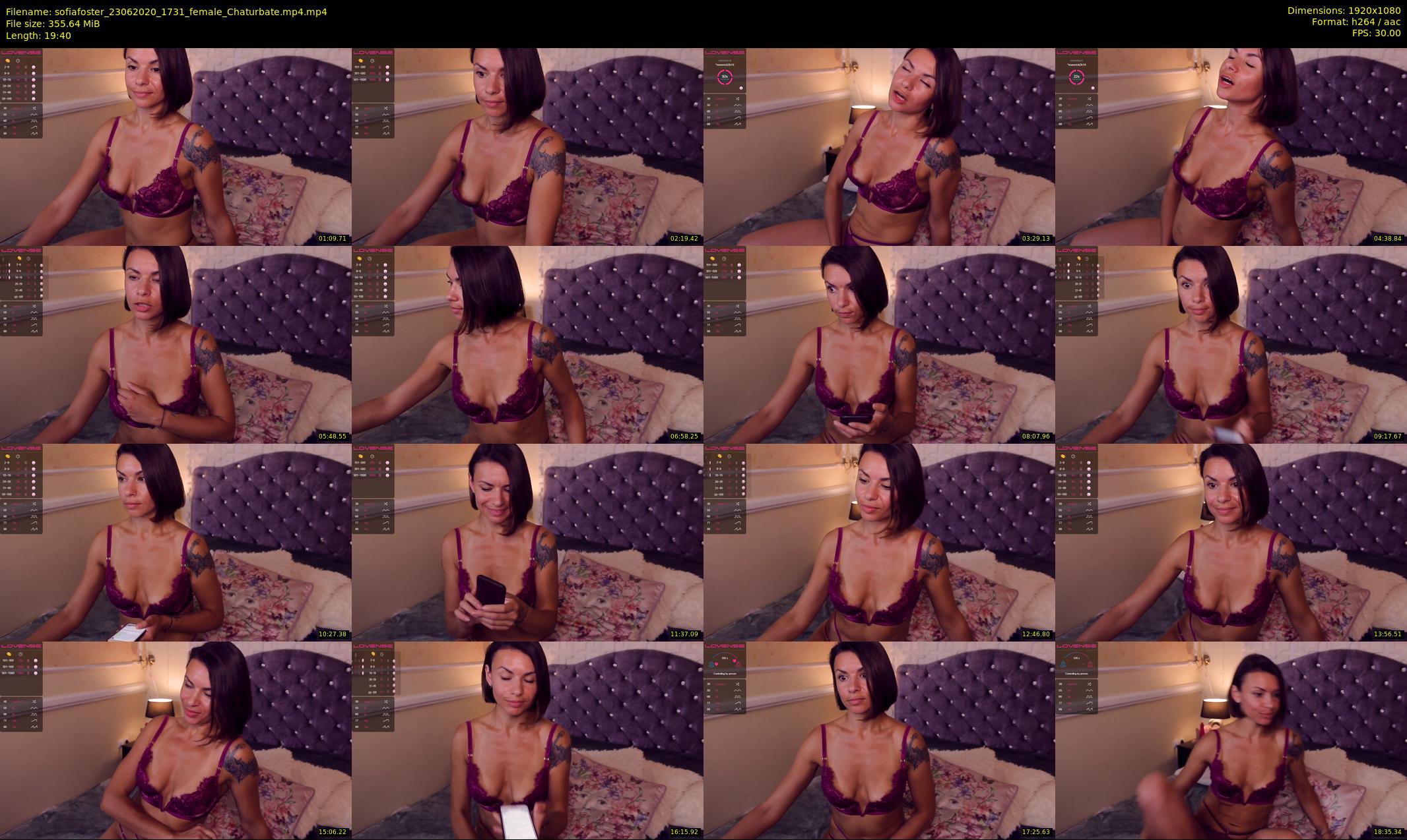 sofiafoster — 20 minute Chaturbate female cam show recording, 1080p, Jun 23, 2020