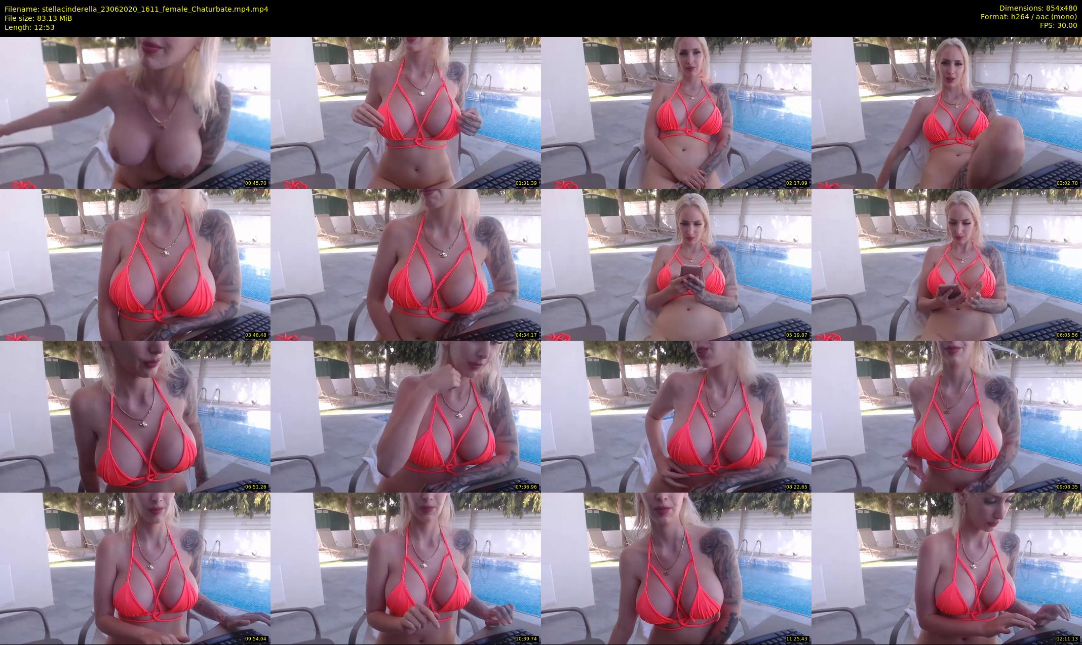 stellacinderella — 13 minute Chaturbate female cam show recording, 480p, Jun 23, 2020