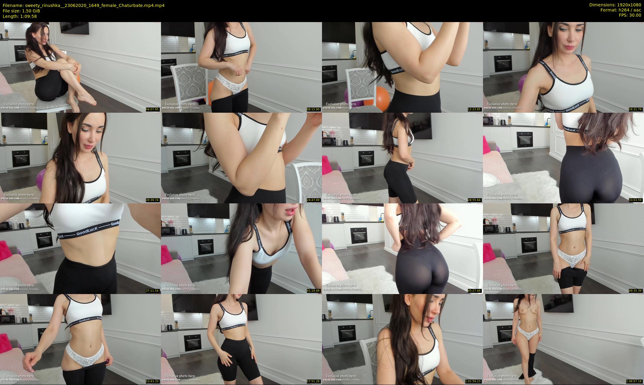 sweety_rinushka_ — 70 minute Chaturbate female cam show recording, 1080p, Jun 23, 2020