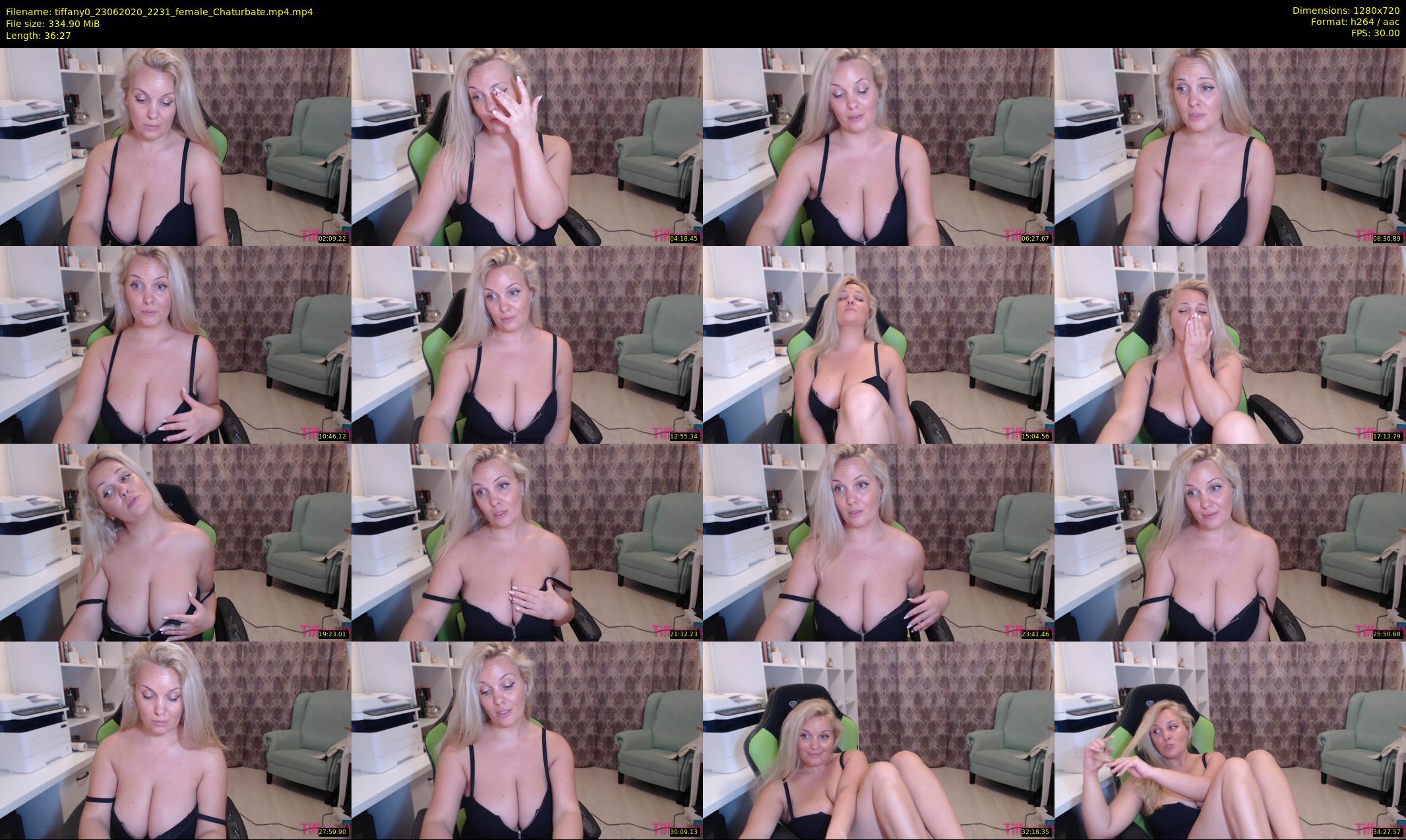 tiffany0 — 37 minute Chaturbate female cam show recording, 720p, Jun 23, 2020