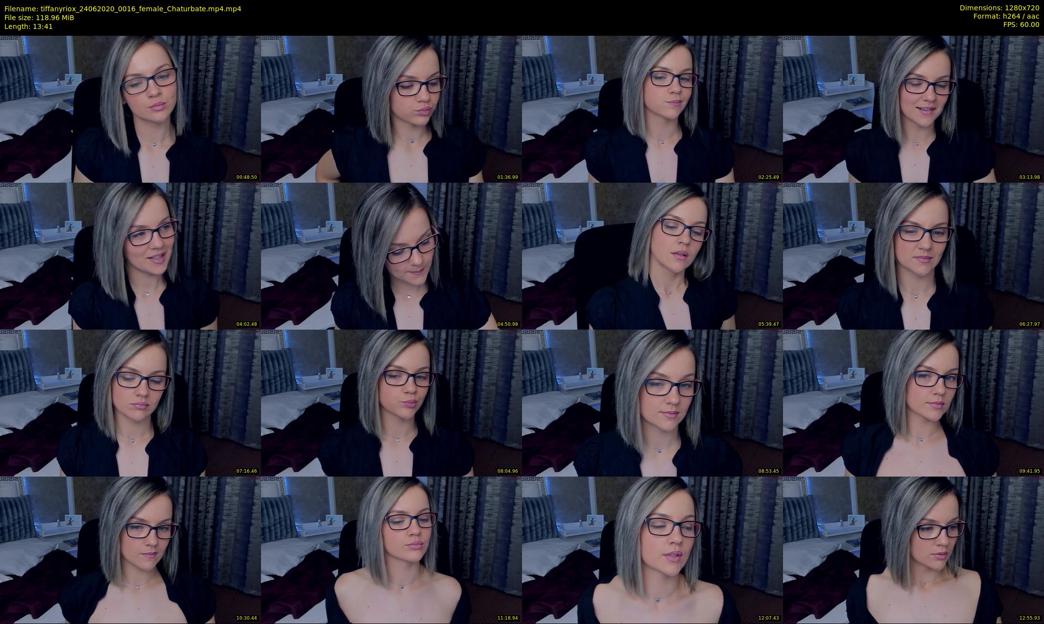 tiffanyriox — 14 minute Chaturbate female cam show recording, 720p, Jun 24, 2020