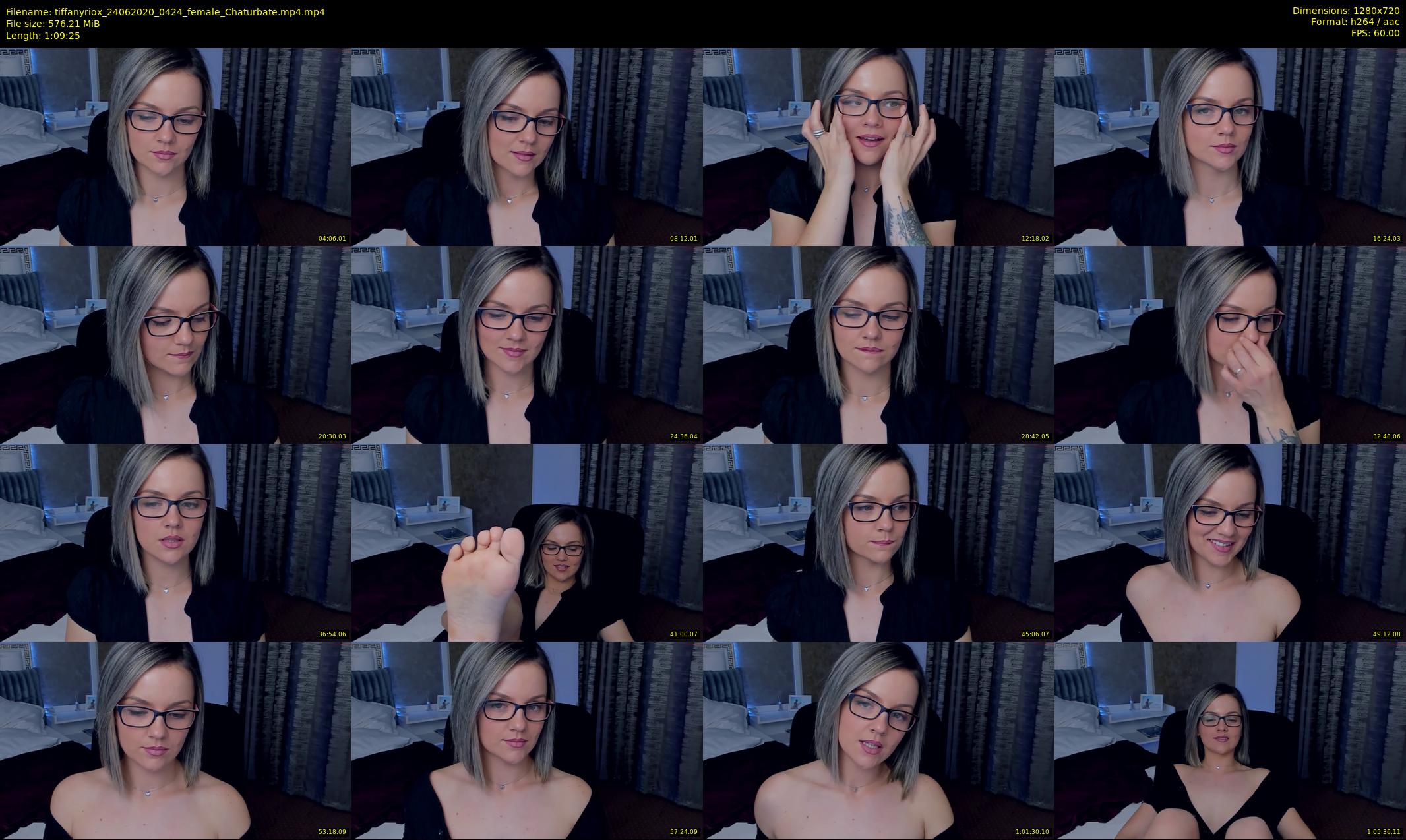 tiffanyriox — 70 minute Chaturbate female cam show recording, 720p, Jun 24, 2020