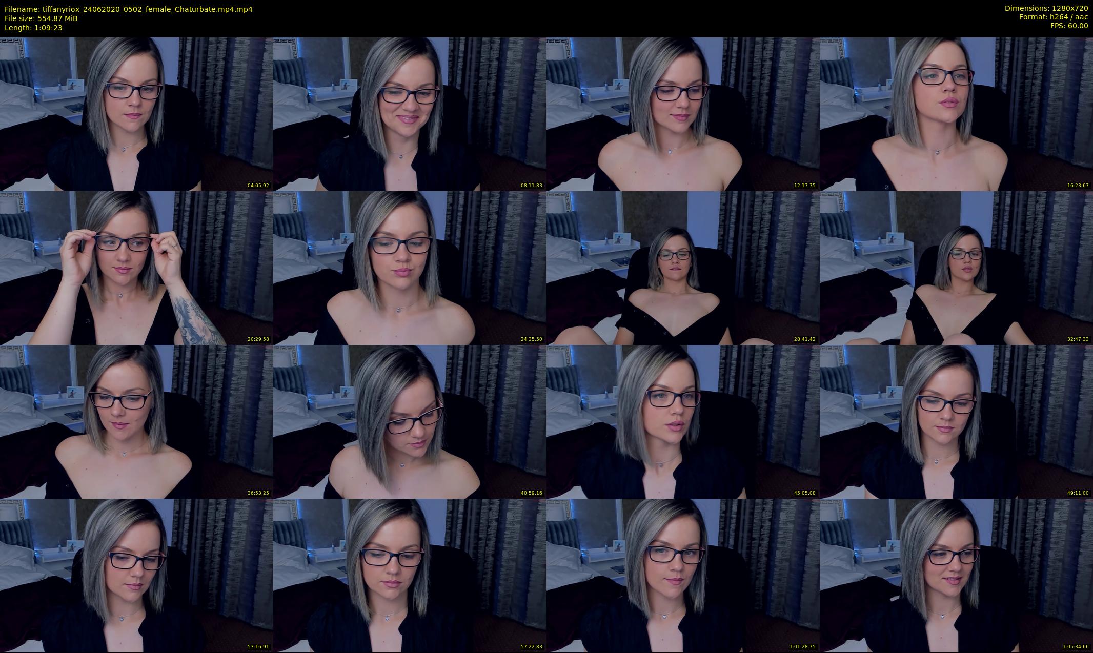 tiffanyriox — 70 minute Chaturbate female cam show recording, 720p, Jun 24, 2020