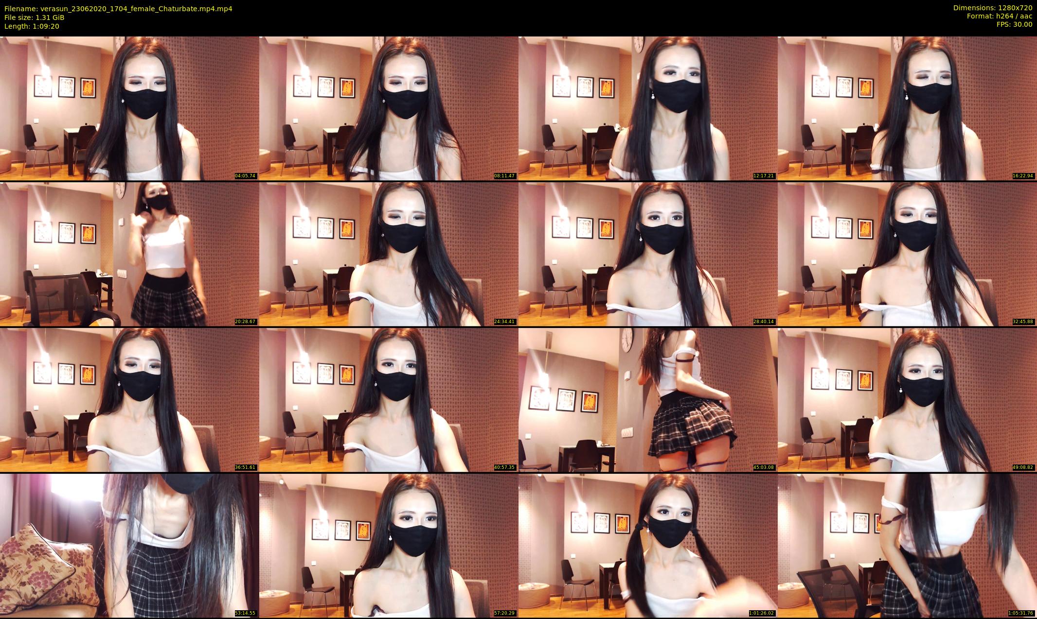 verasun — 70 minute Chaturbate female cam show recording, 720p, Jun 23, 2020