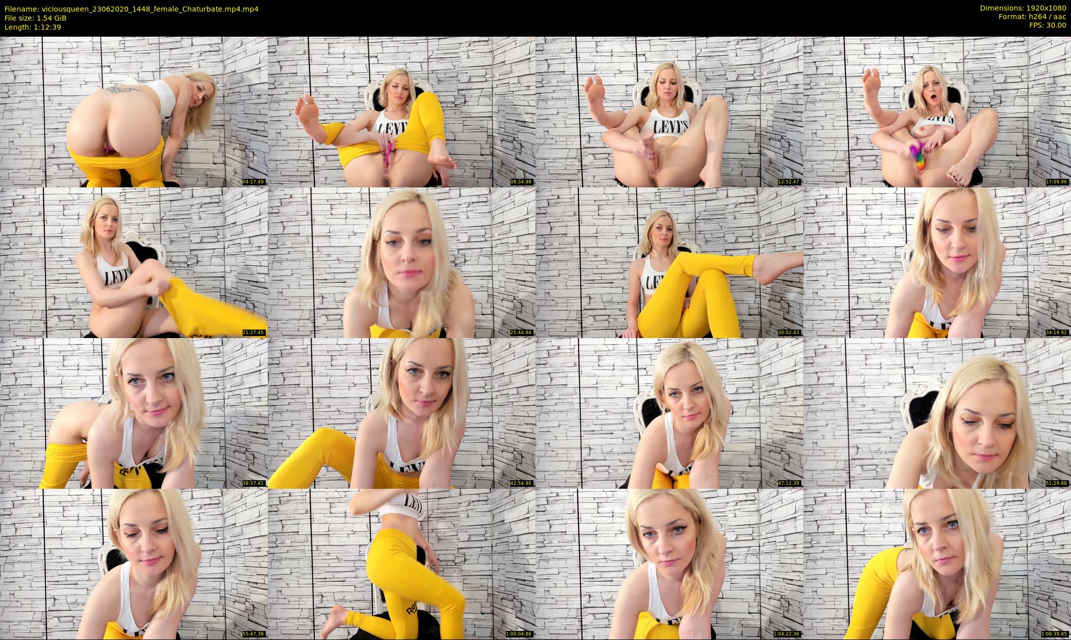 viciousqueen — 73 minute Chaturbate female cam show recording, 1080p, Jun 23, 2020