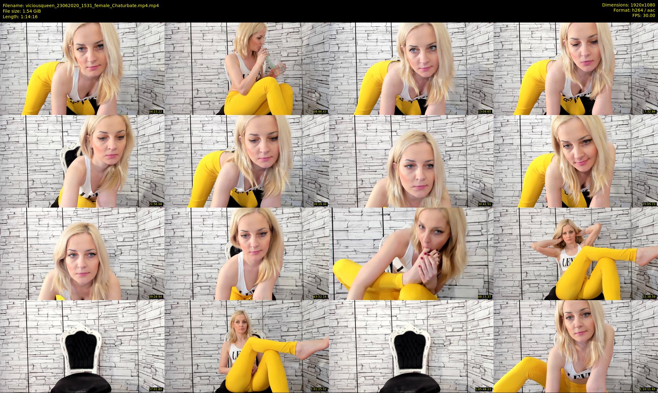 viciousqueen — 75 minute Chaturbate female cam show recording, 1080p, Jun 23, 2020