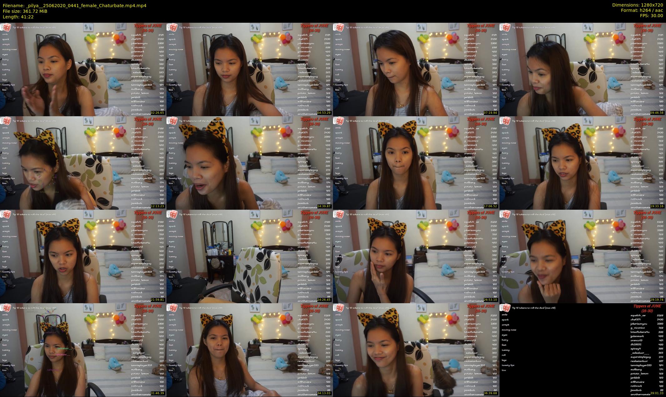 _pilya_ — 42 minute Chaturbate female cam show recording, 720p, Jun 25, 2020