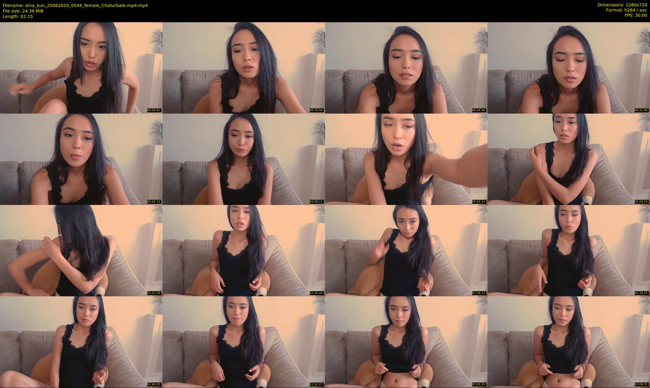 aina_kun — 3 minute Chaturbate female cam show recording, 720p, Jun 25, 2020