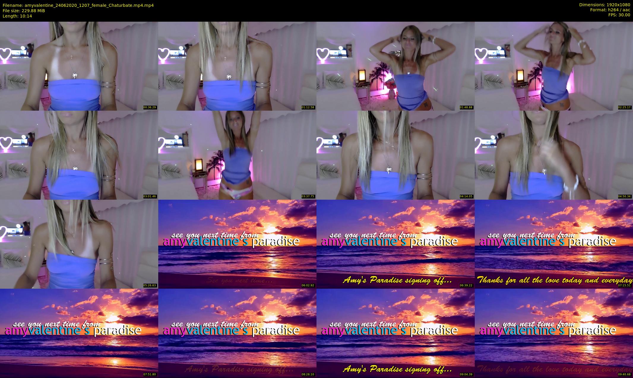 amyvalentine — 11 minute Chaturbate female cam show recording, 1080p, Jun 24, 2020