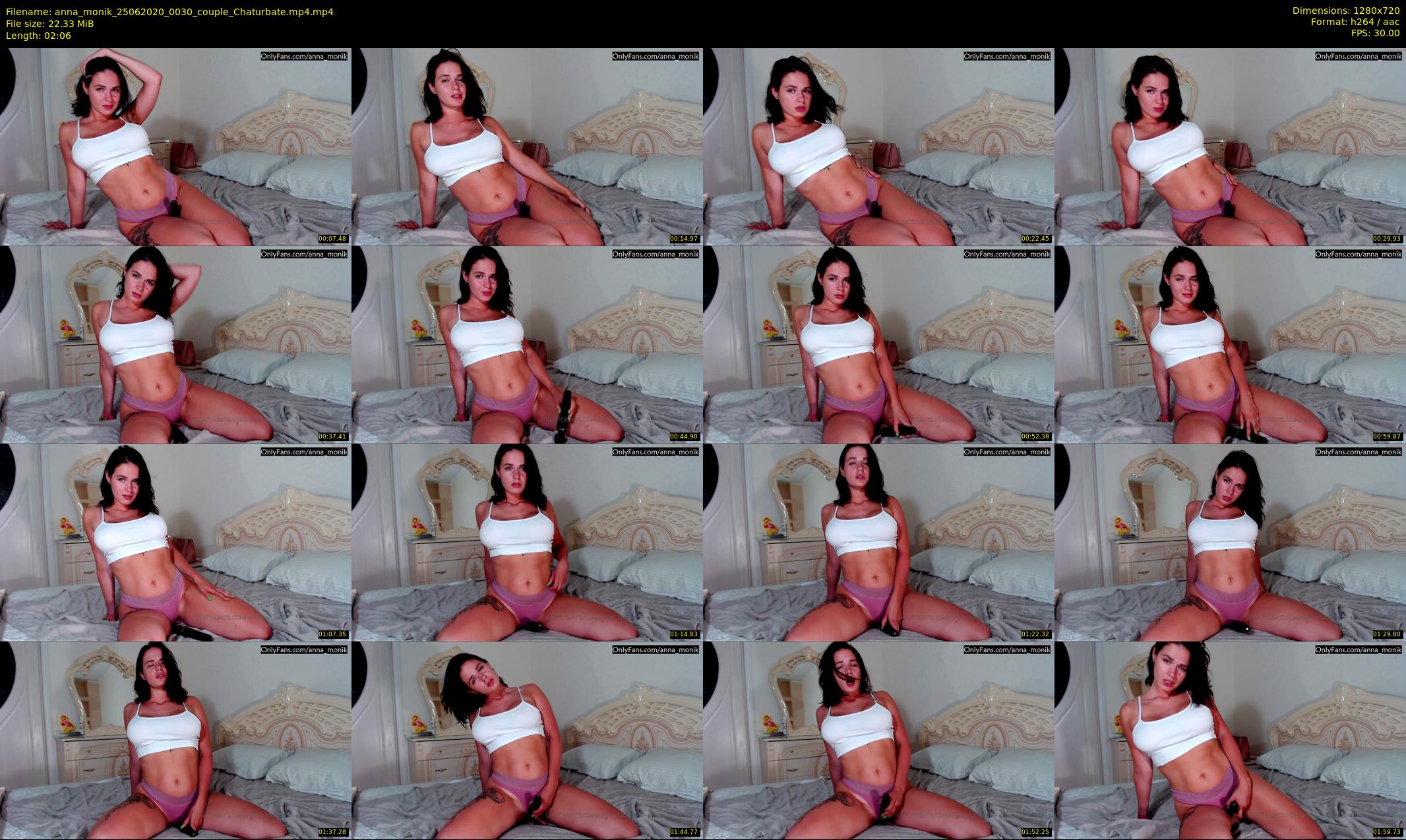 anna_monik — 3 minute Chaturbate couple cam show recording, 720p, Jun 25, 2020