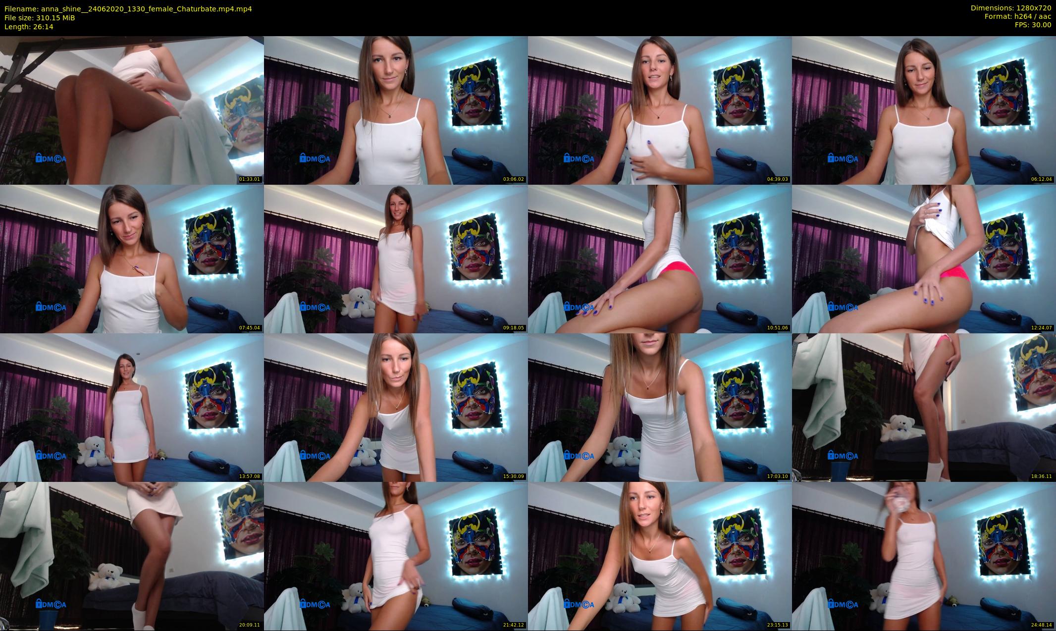 anna_shine_ — 27 minute Chaturbate female cam show recording, 720p, Jun 24, 2020