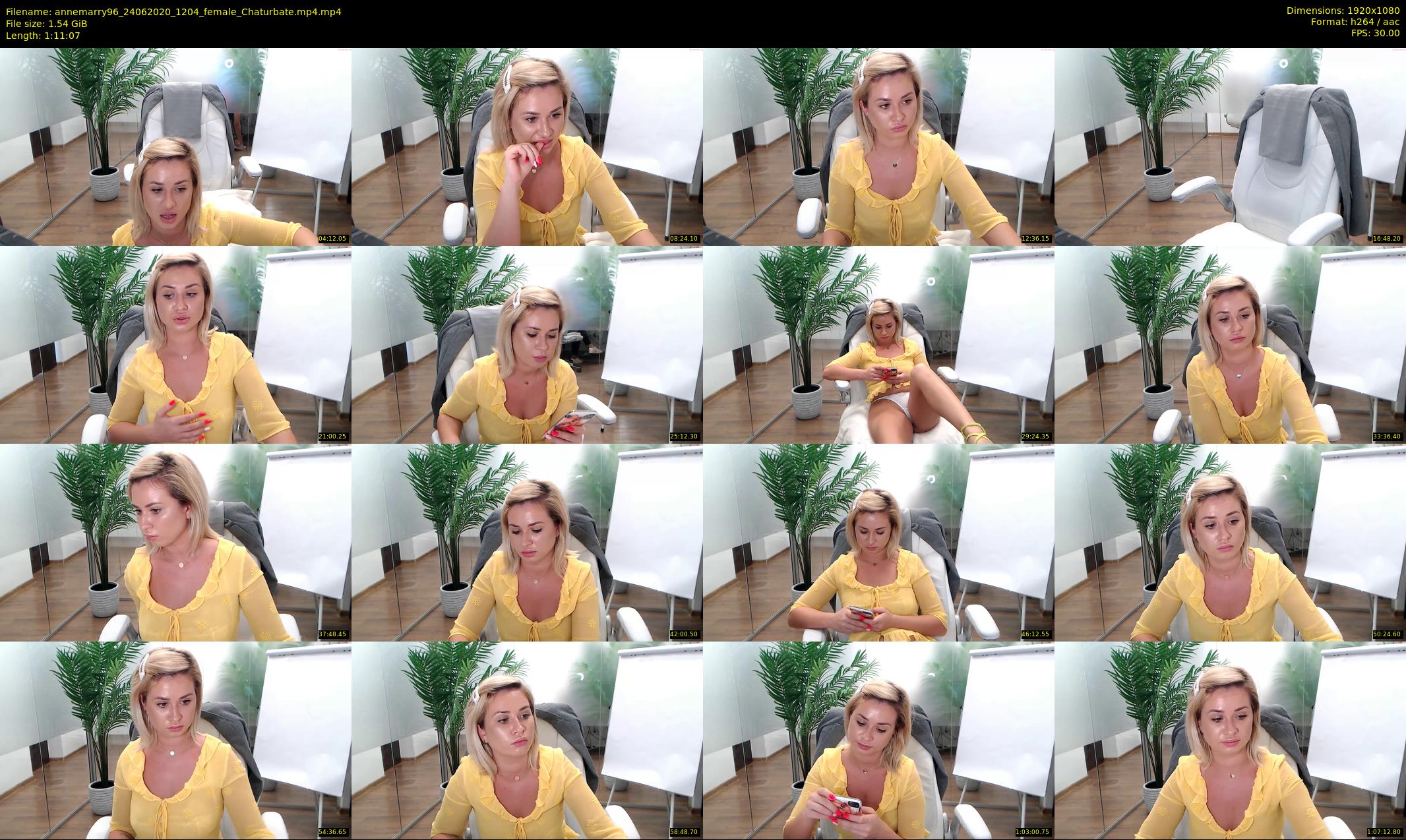 annemarry96 — 72 minute Chaturbate female cam show recording, 1080p, Jun 24, 2020
