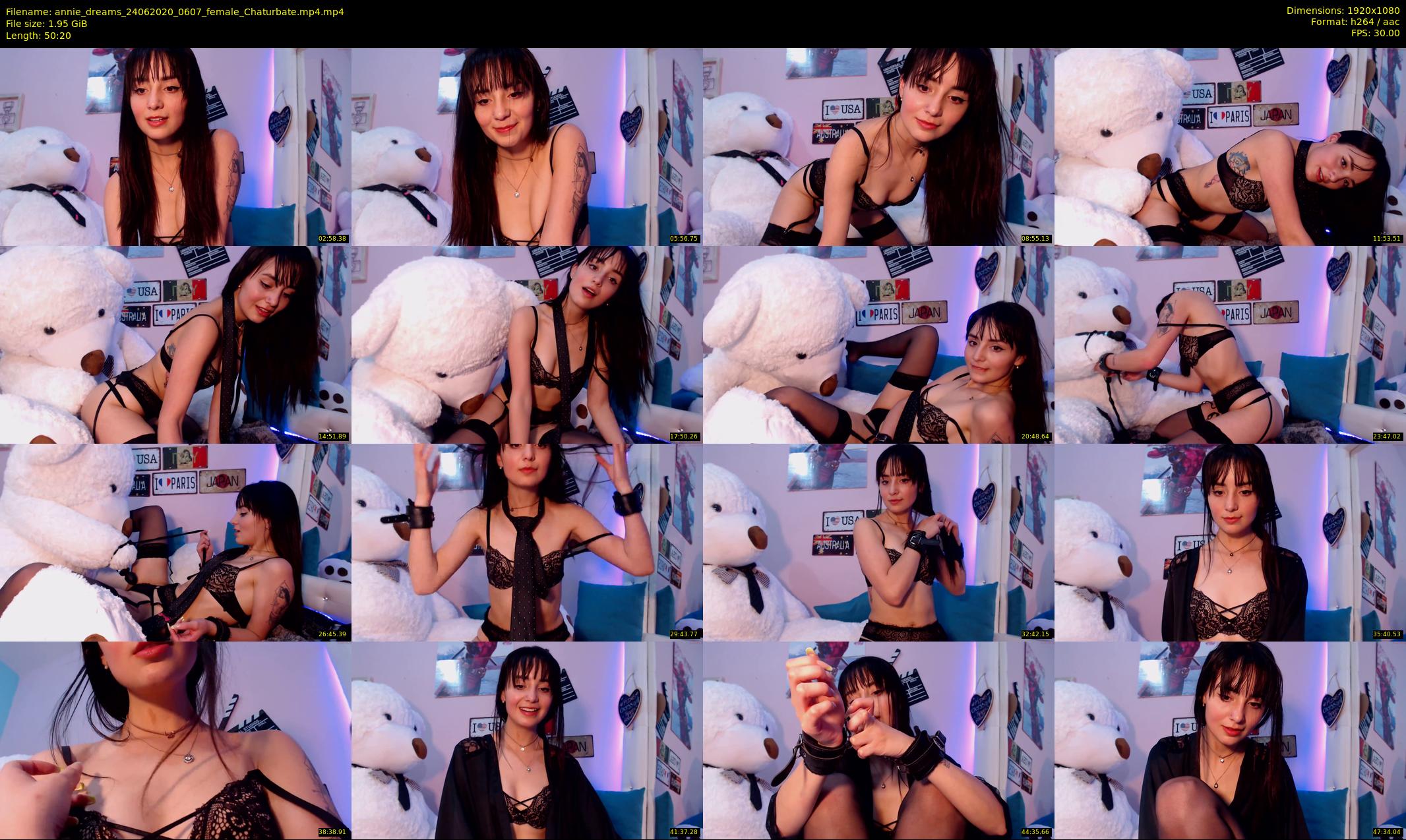 annie_dreams — 51 minute Chaturbate female cam show recording, 1080p, Jun 24, 2020