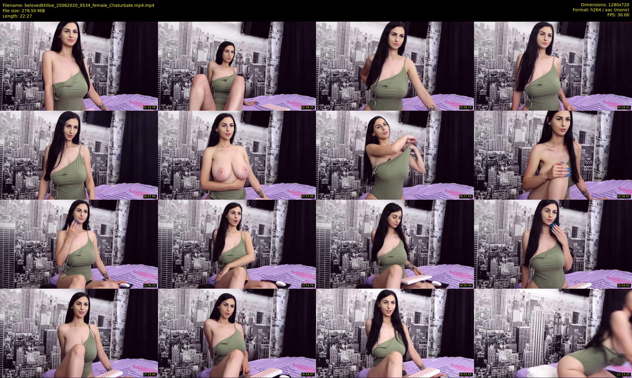 belovedkhlloe — 23 minute Chaturbate female cam show recording, 720p, Jun 25, 2020