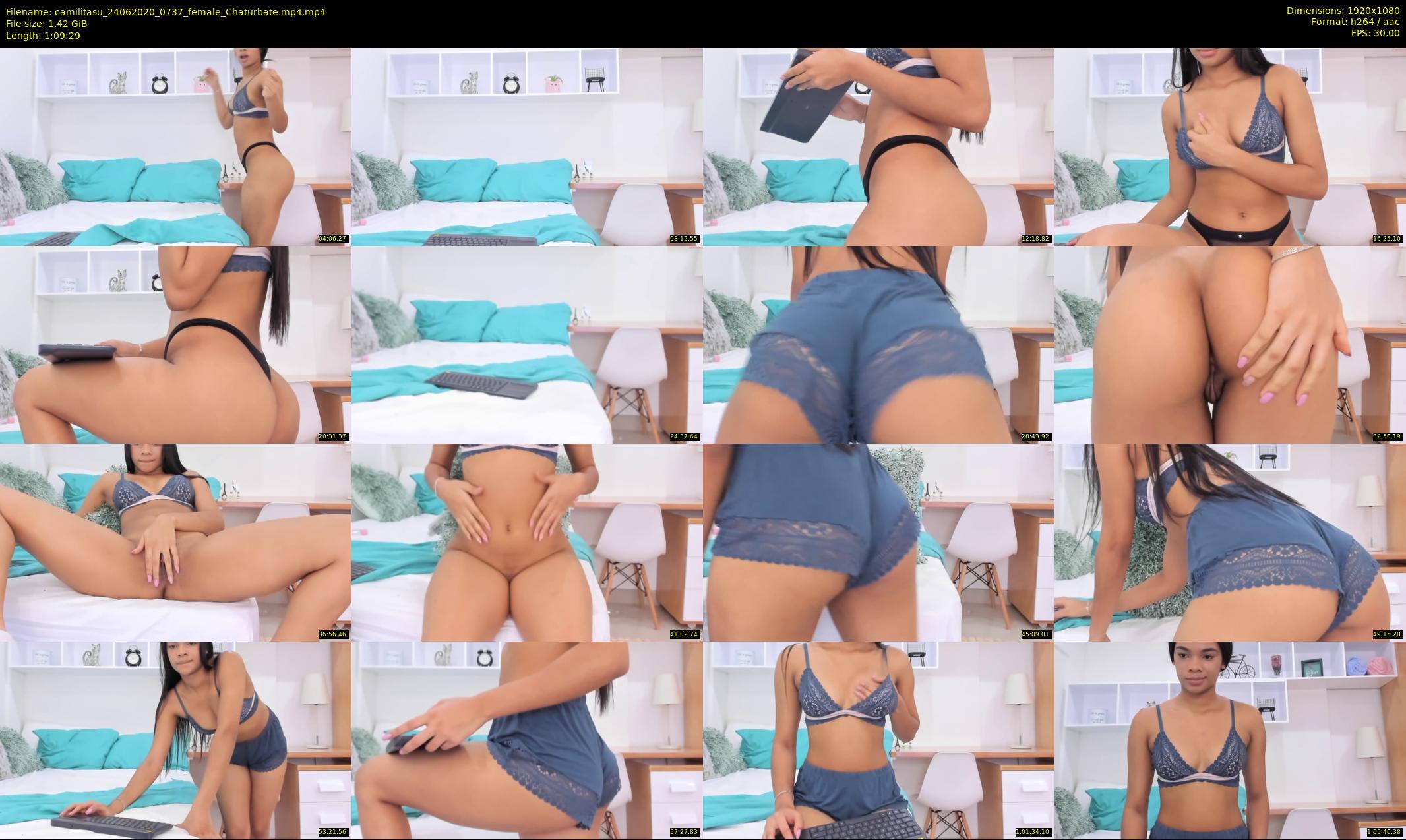 camilitasu — 70 minute Chaturbate female cam show recording, 1080p, Jun 24, 2020