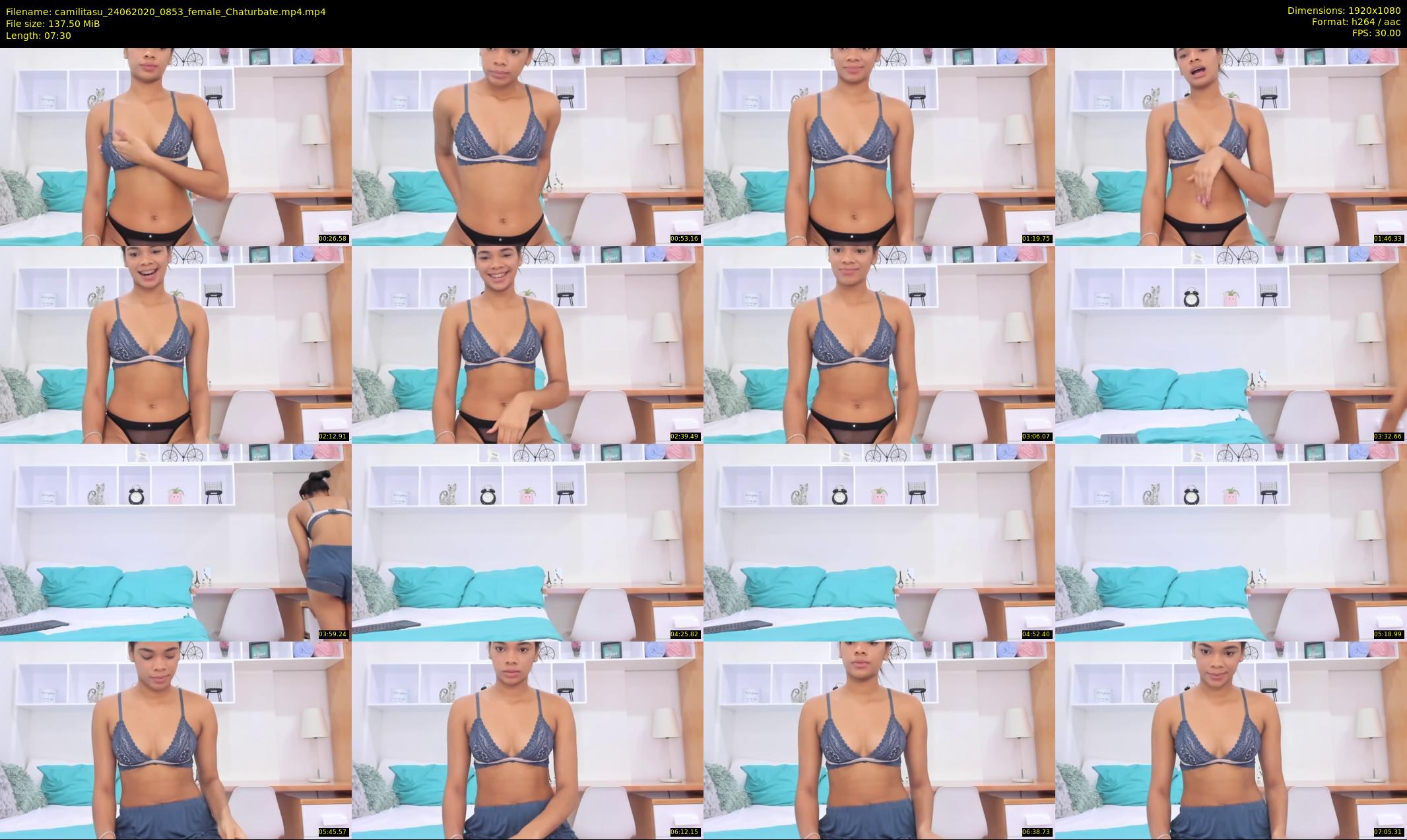 camilitasu — 8 minute Chaturbate female cam show recording, 1080p, Jun 24, 2020