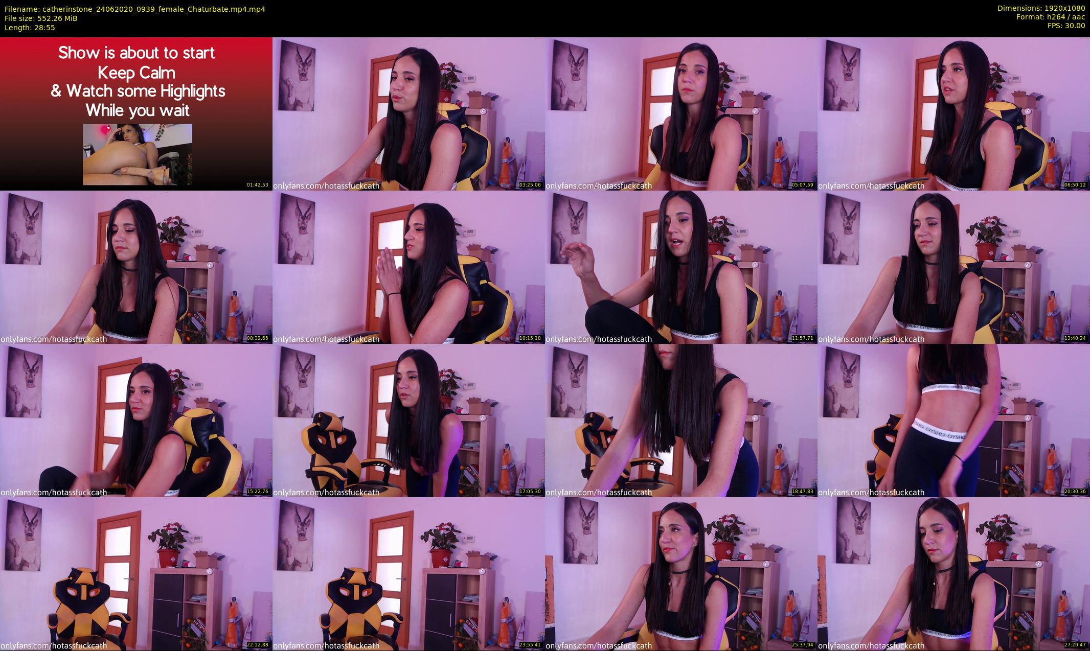catherinstone — 29 minute Chaturbate female cam show recording, 1080p, Jun 24, 2020