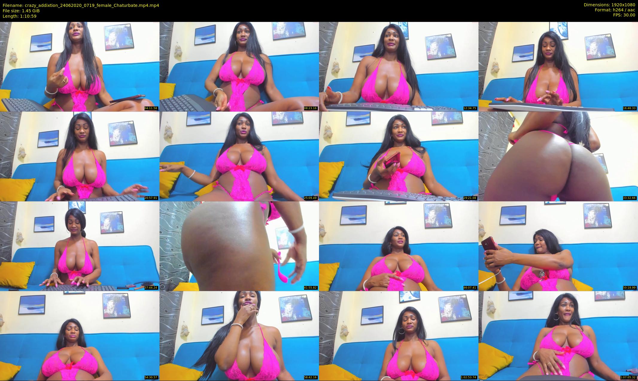 crazy_addixtion — 71 minute Chaturbate female cam show recording, 1080p, Jun 24, 2020