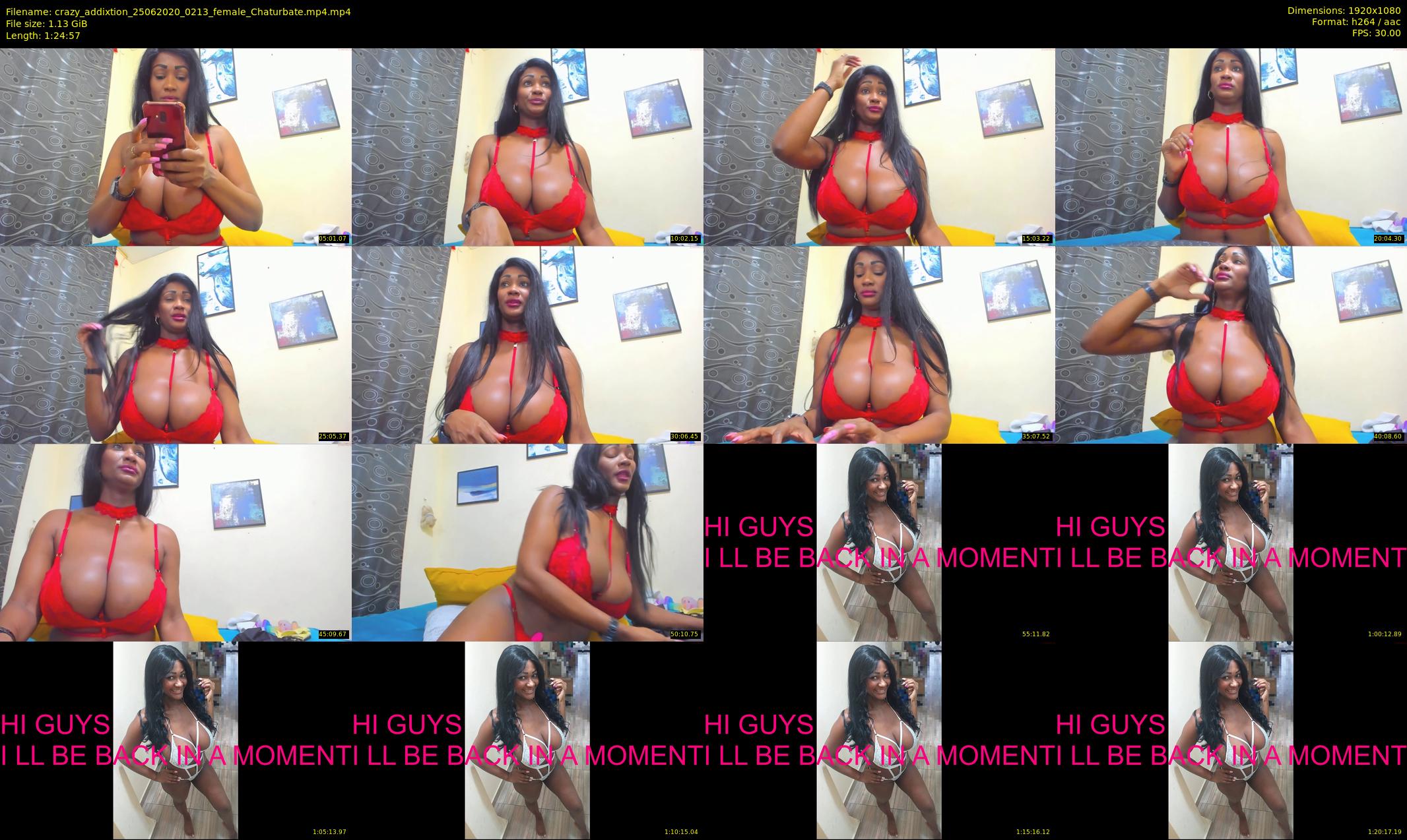 crazy_addixtion — 85 minute Chaturbate female cam show recording, 1080p, Jun 25, 2020