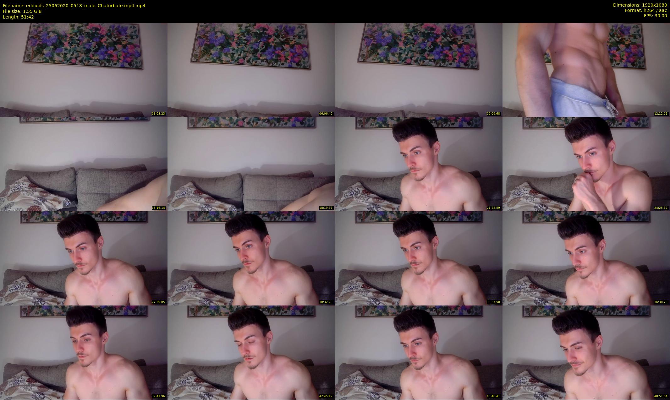 eddieds — 52 minute Chaturbate male cam show recording, 1080p, Jun 25, 2020