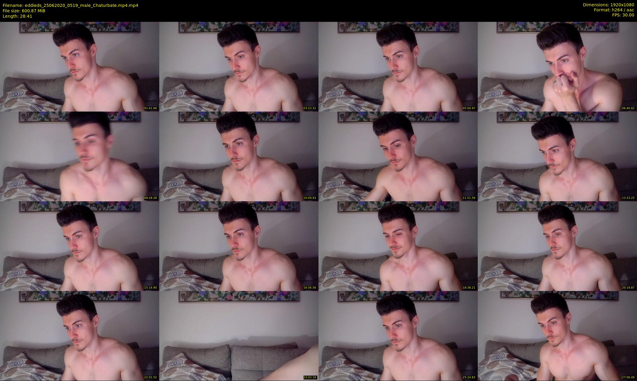 eddieds — 29 minute Chaturbate male cam show recording, 1080p, Jun 25, 2020