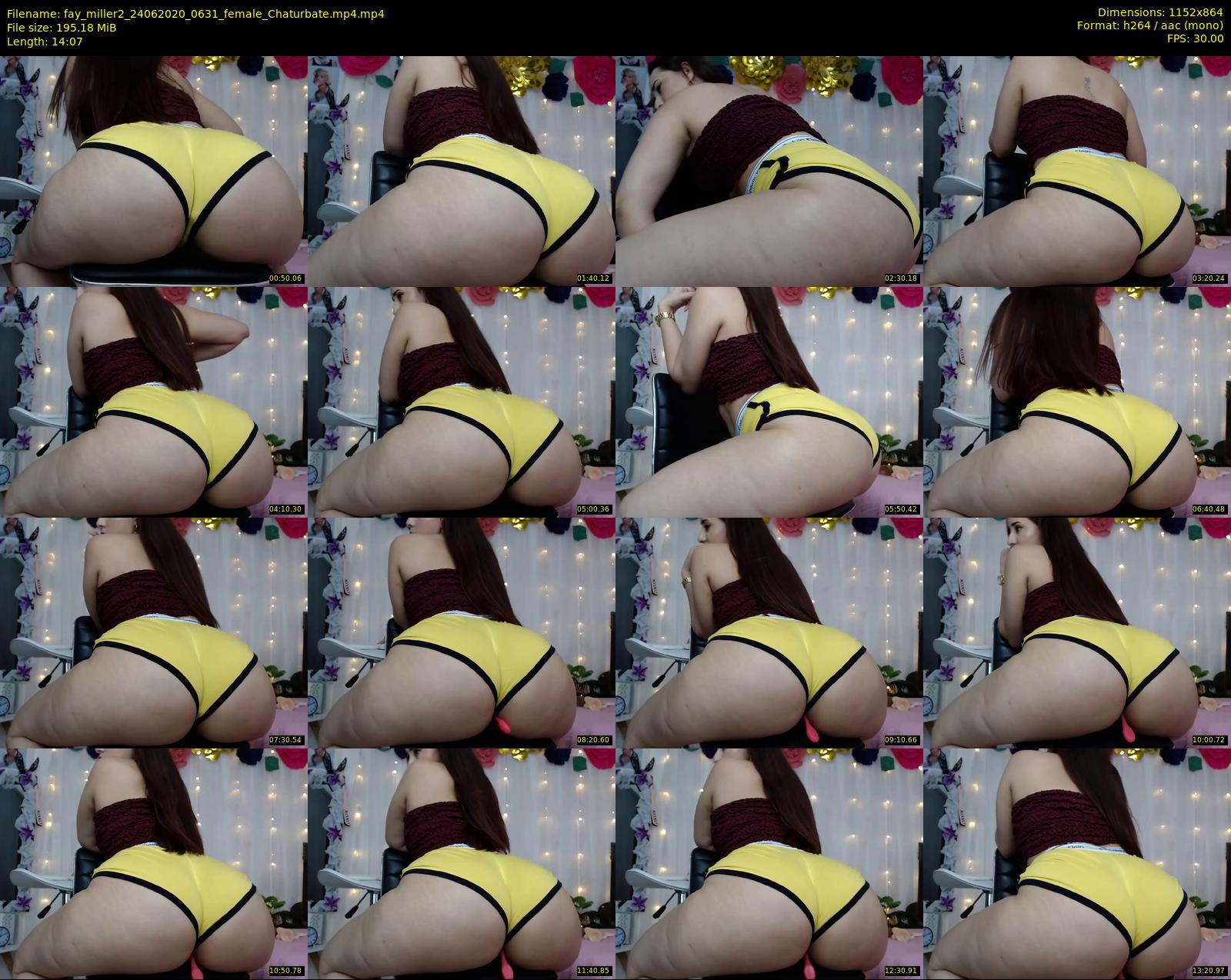 fay_miller2 — 15 minute Chaturbate female cam show recording, 720p, Jun 24, 2020