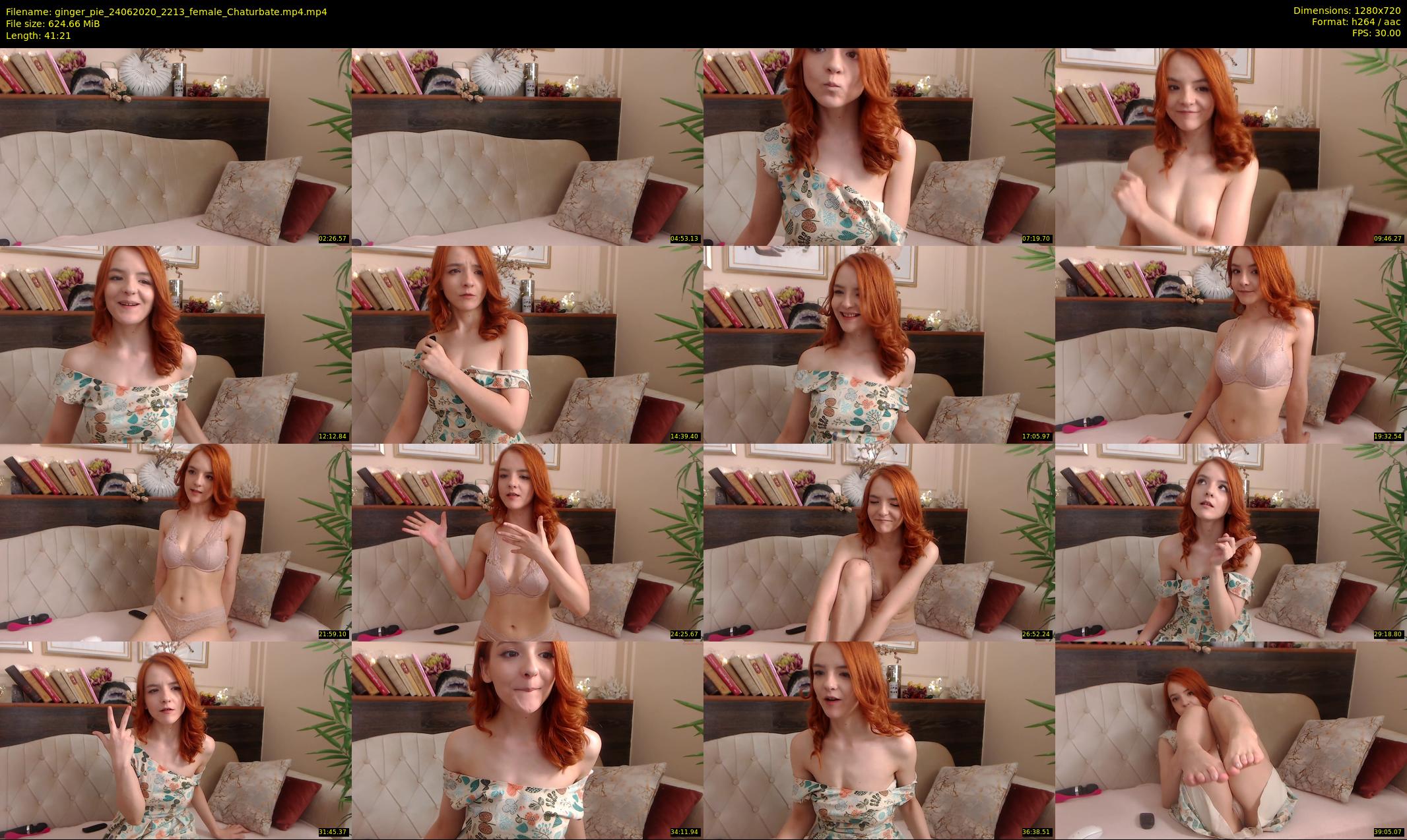 ginger_pie — 42 minute Chaturbate female cam show recording, 720p, Jun 24, 2020
