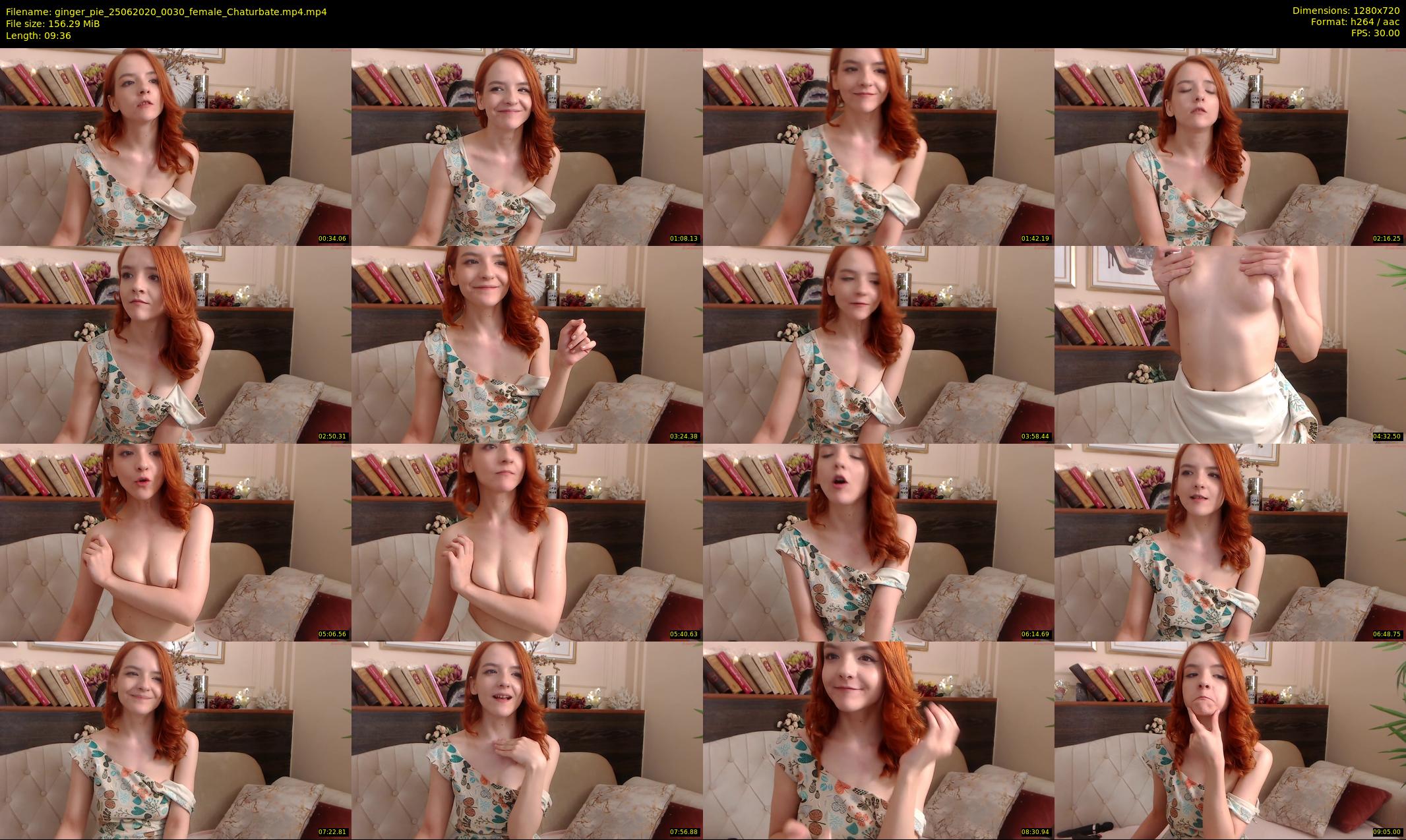 ginger_pie — 10 minute Chaturbate female cam show recording, 720p, Jun 25, 2020