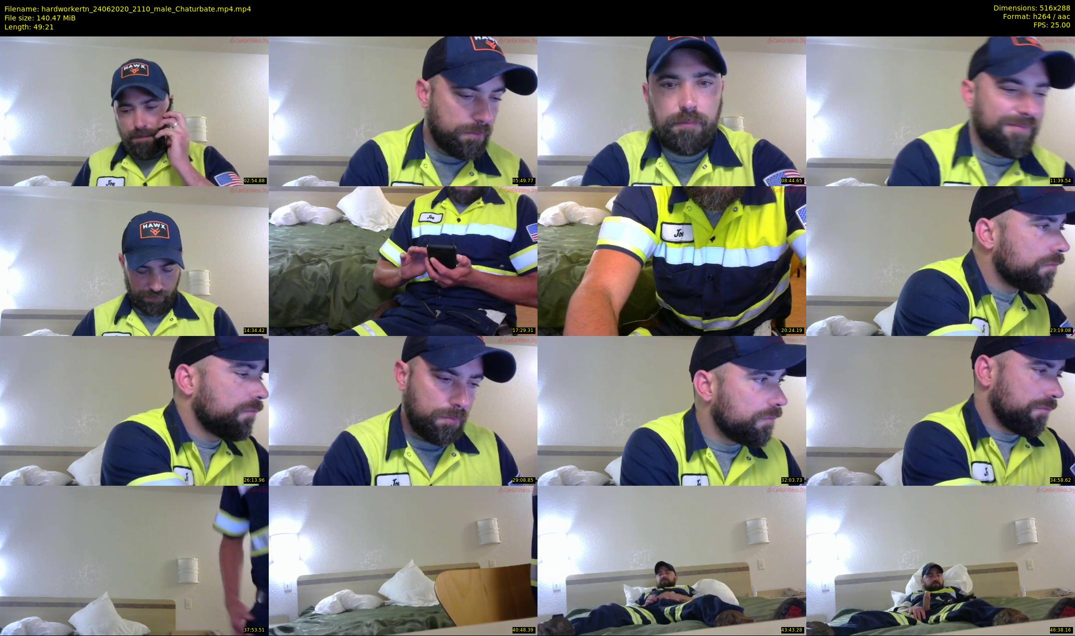 hardworkertn — 50 minute Chaturbate male cam show recording, SD, Jun 24, 2020