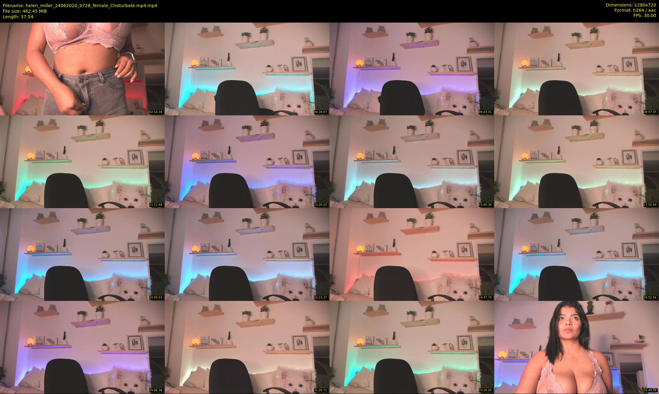 helen_miller — 38 minute Chaturbate female cam show recording, 720p, Jun 24, 2020