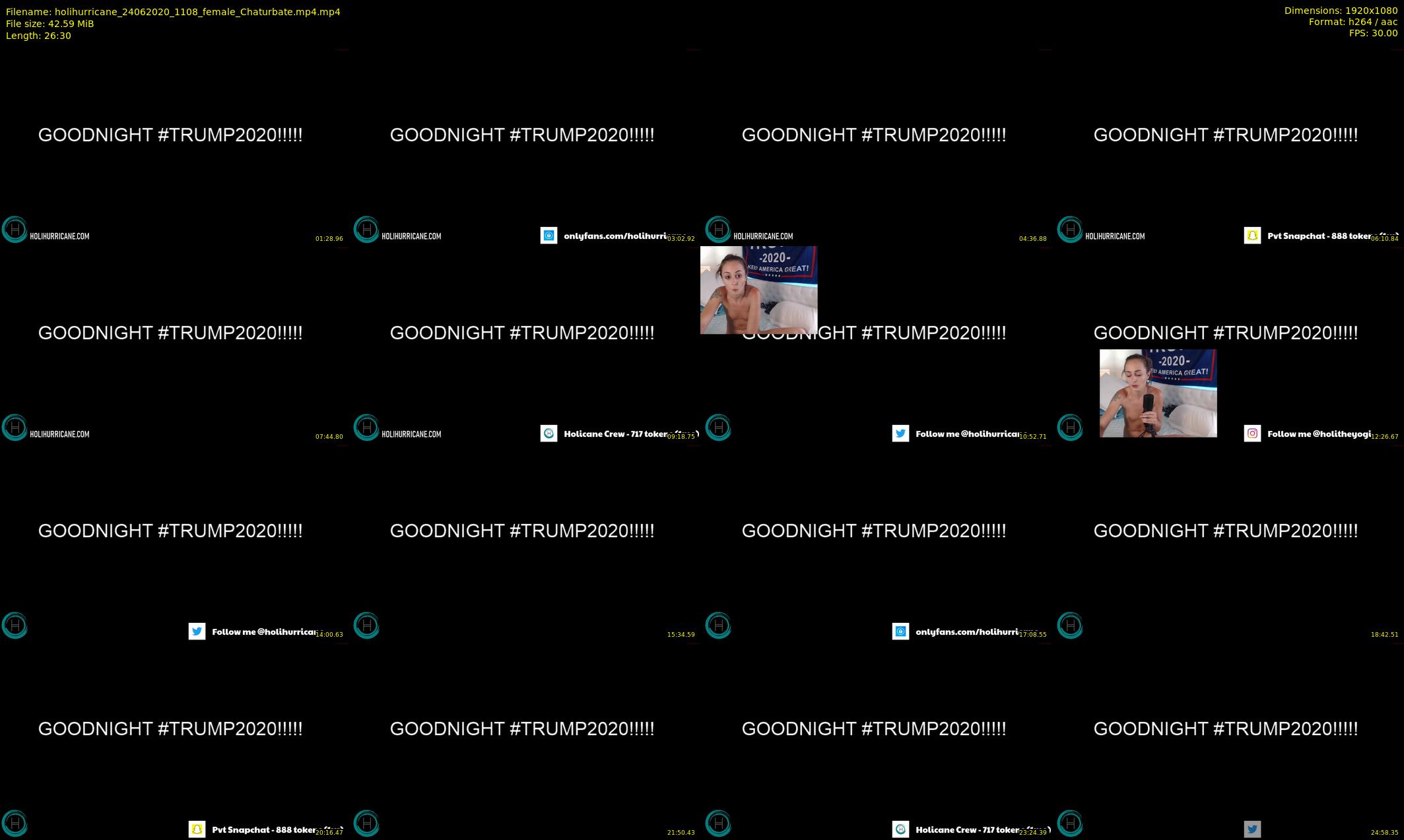 holihurricane — 27 minute Chaturbate female cam show recording, 1080p, Jun 24, 2020