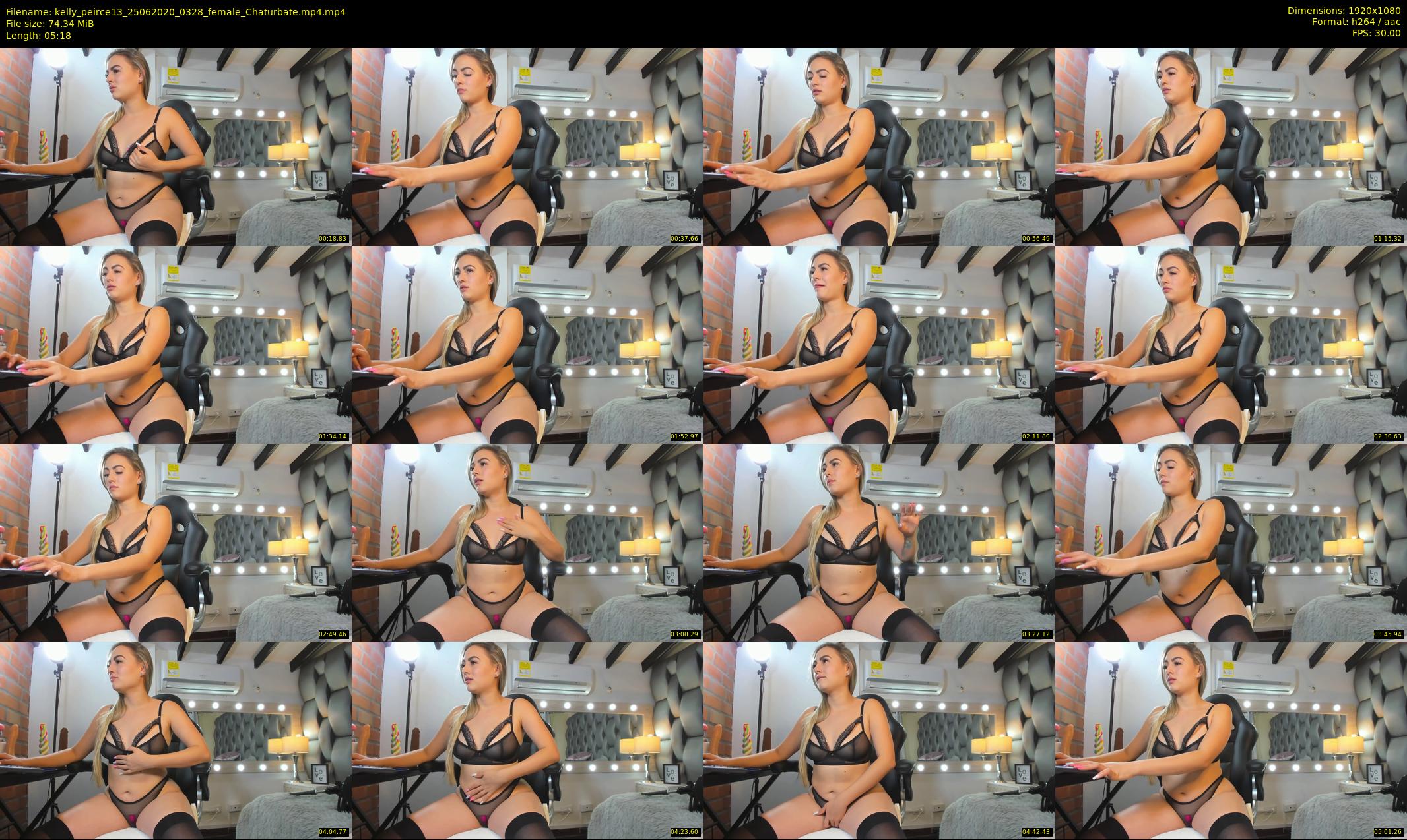 kelly_peirce13 — 6 minute Chaturbate female cam show recording, 1080p, Jun 25, 2020