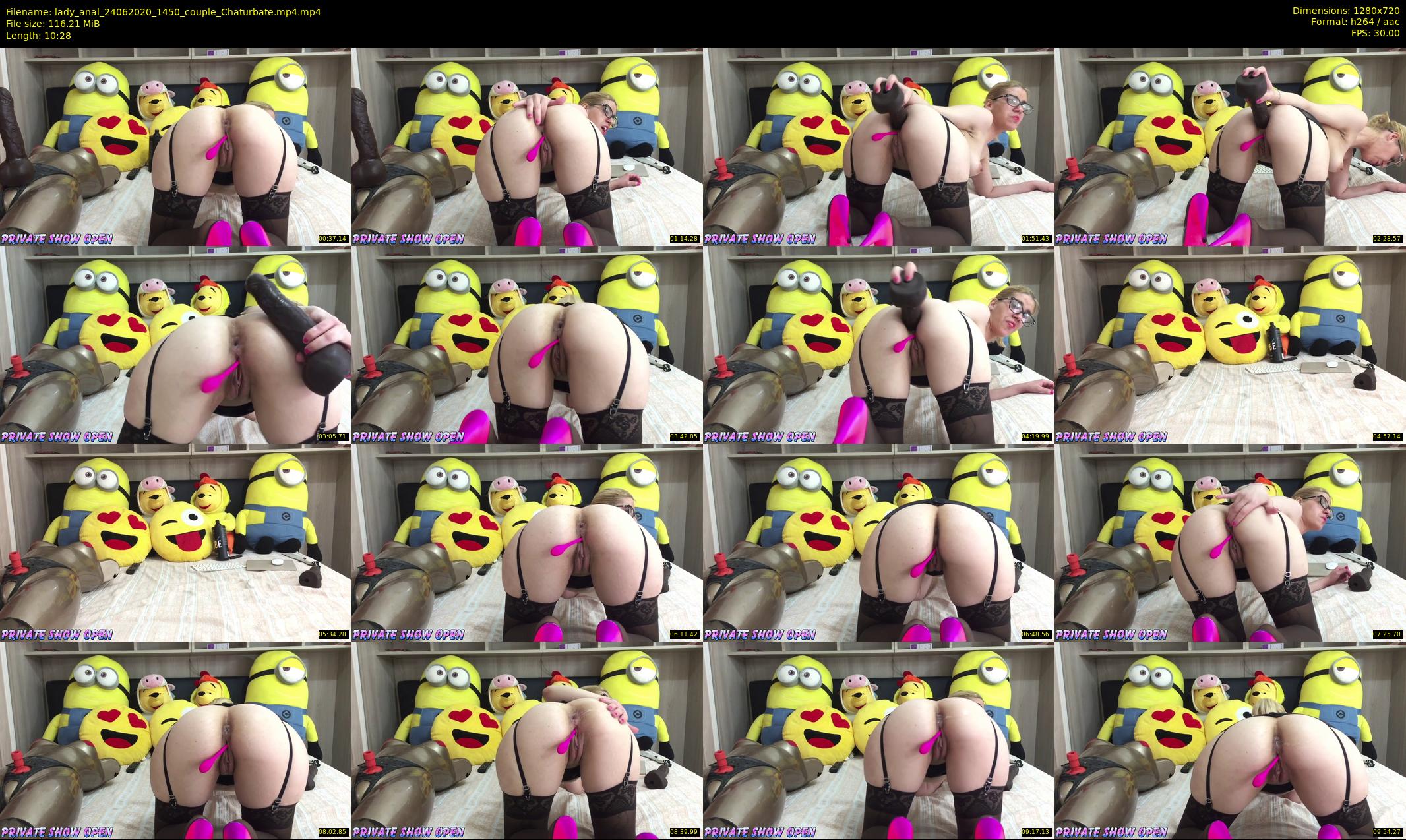 lady_anal — 11 minute Chaturbate female cam show recording, 720p, Jun 24, 2020