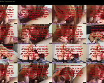 lady_anal — 5 minute Chaturbate female cam show recording, 720p, Jun 24, 2020