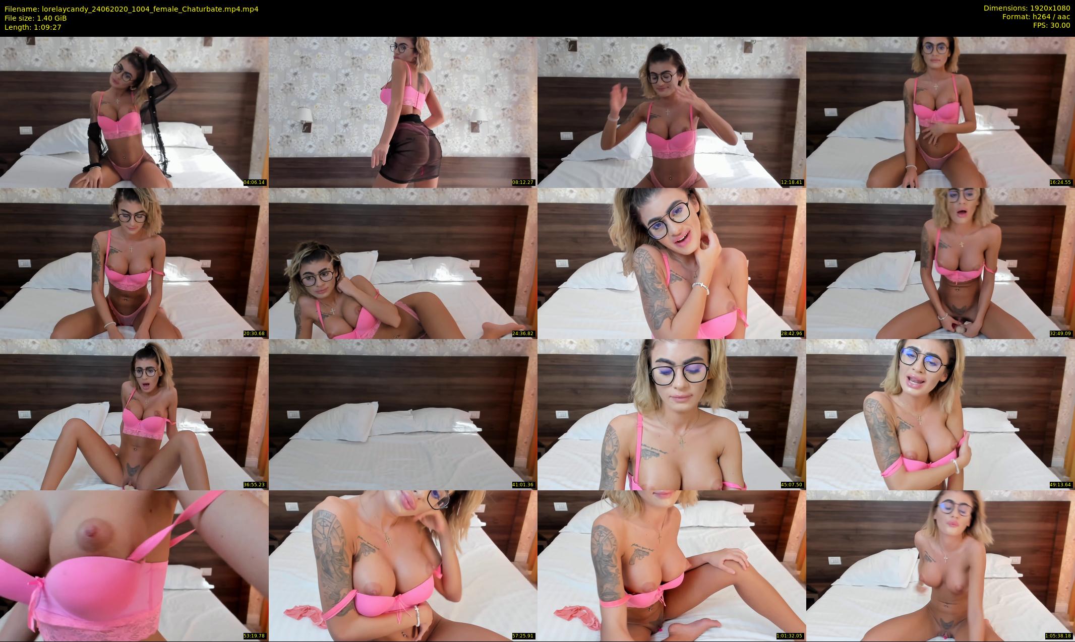 lorelaycandy — 70 minute Chaturbate female cam show recording, 1080p, Jun 24, 2020