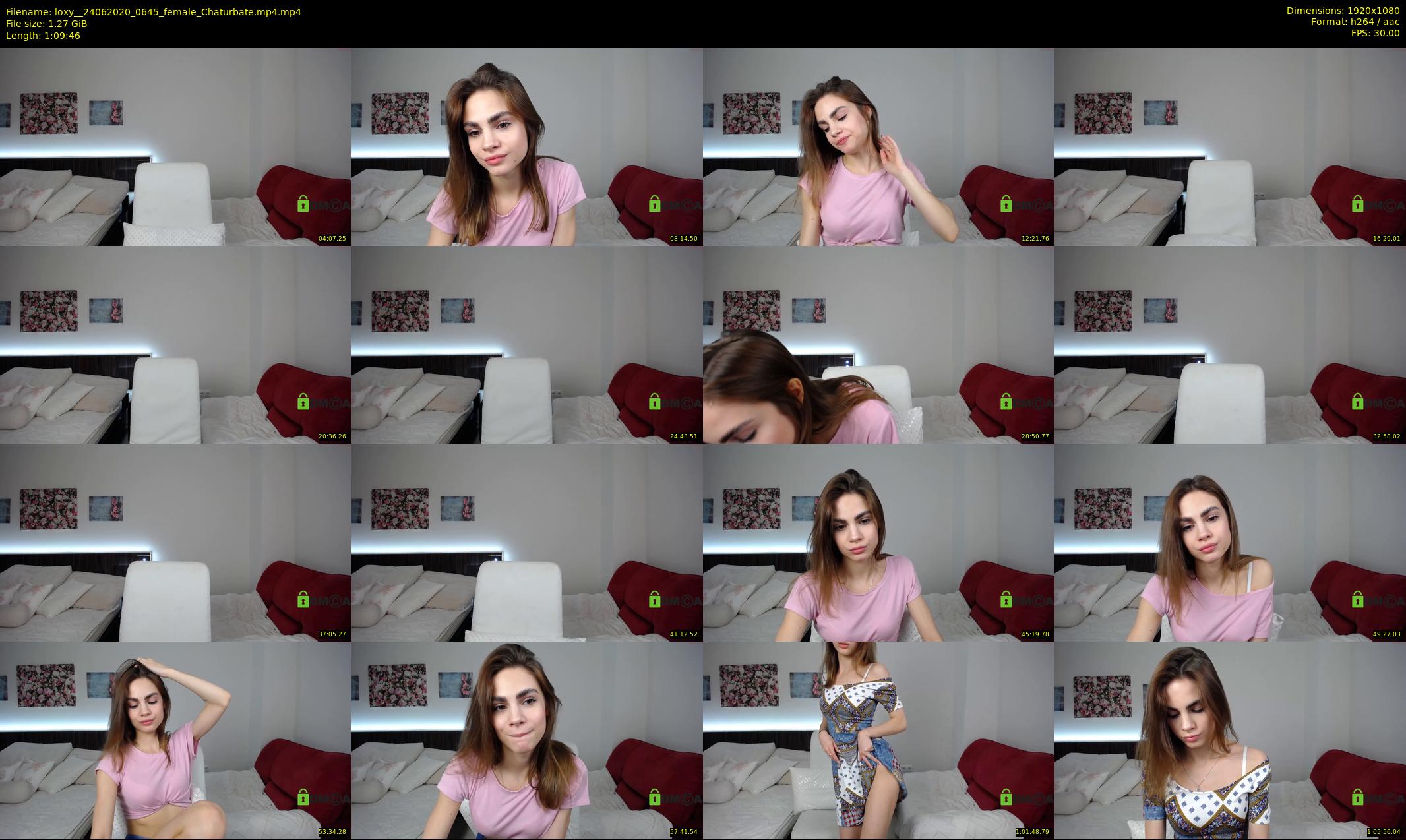 loxy_ — 70 minute Chaturbate female cam show recording, 1080p, Jun 24, 2020