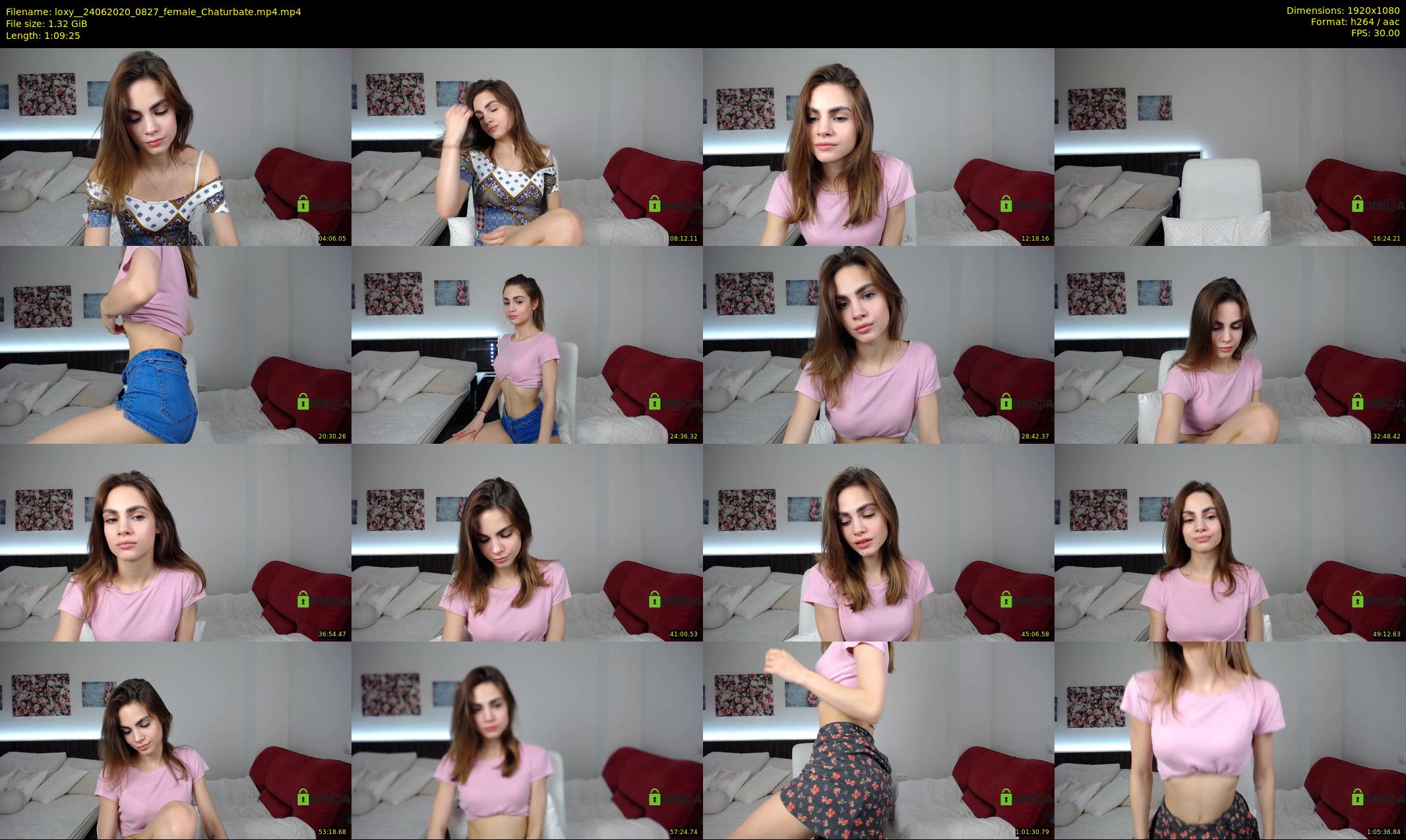 loxy_ — 70 minute Chaturbate female cam show recording, 1080p, Jun 24, 2020