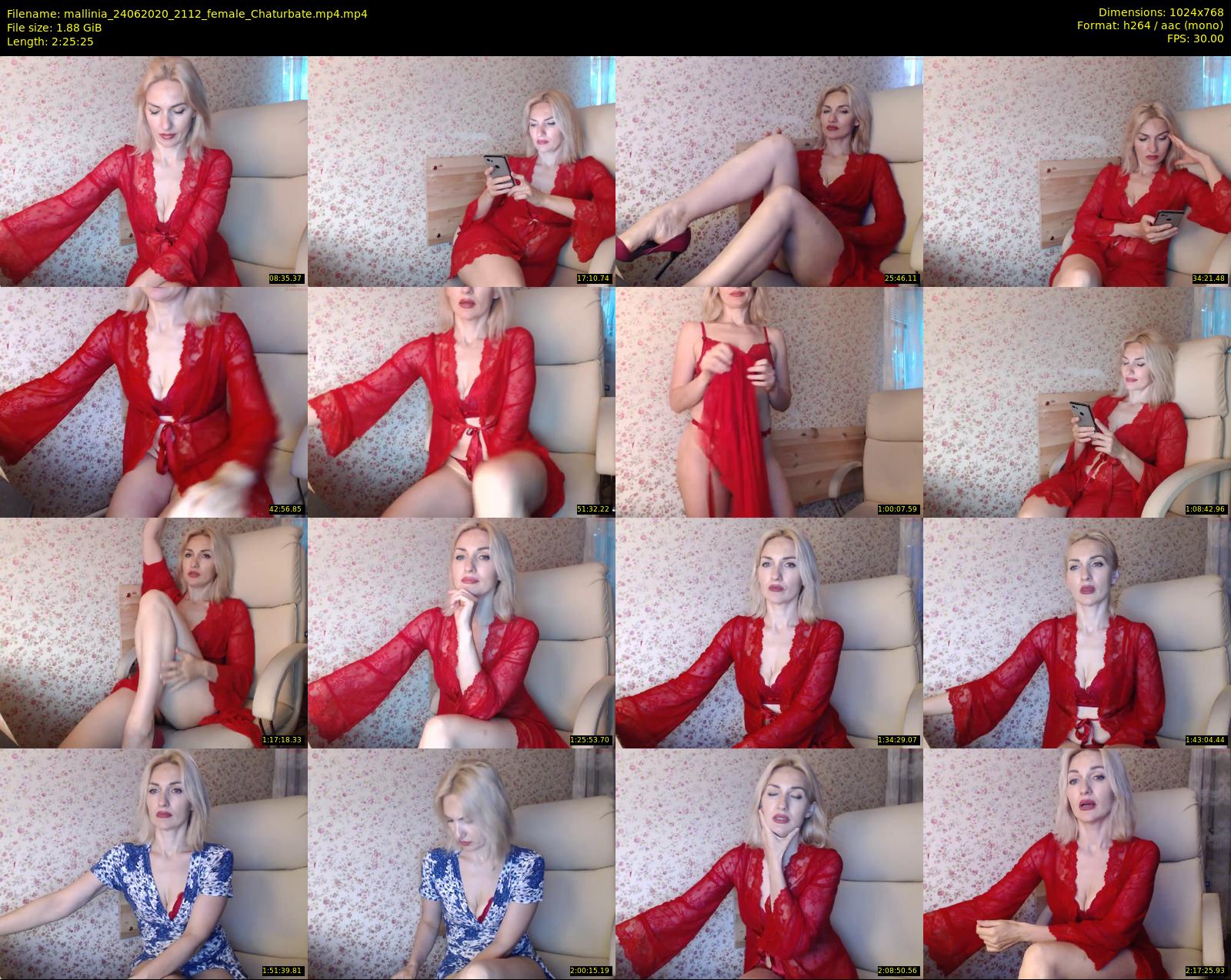 mallinia — 146 minute Chaturbate female cam show recording, 720p, Jun 24, 2020