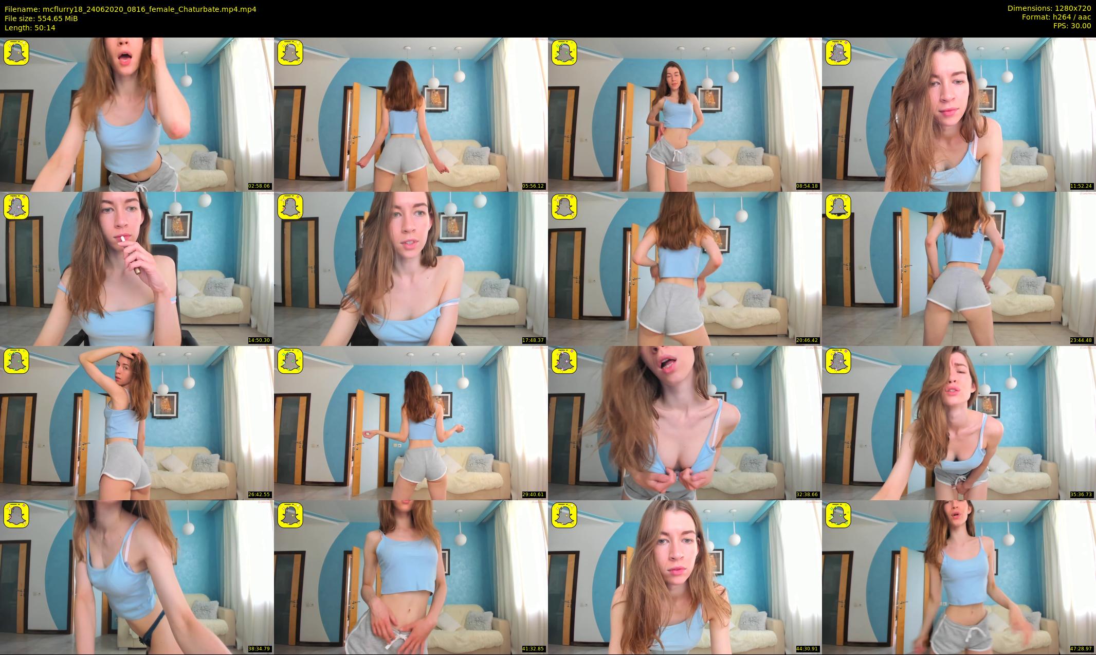 mcflurry18 — 51 minute Chaturbate female cam show recording, 720p, Jun 24, 2020