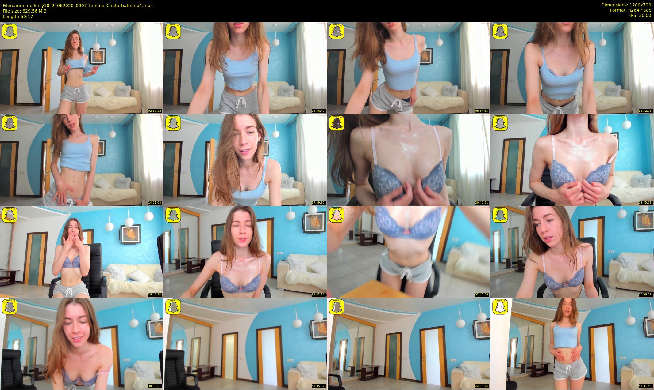 mcflurry18 — 51 minute Chaturbate female cam show recording, 720p, Jun 24, 2020