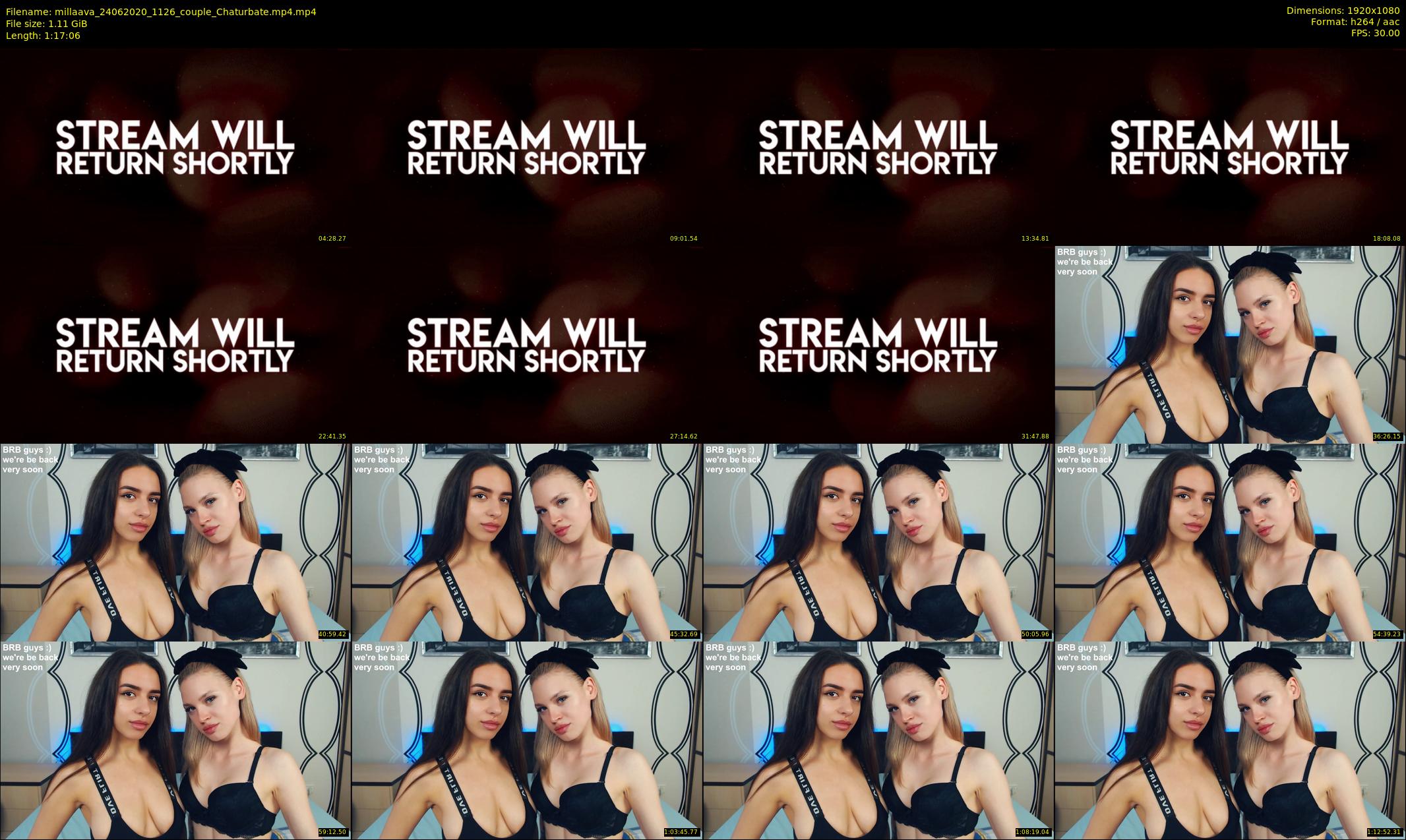 millaava — 78 minute Chaturbate female cam show recording, 1080p, Jun 24, 2020