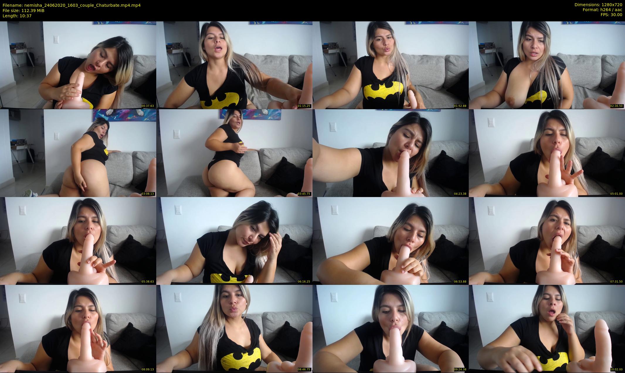 nemisha — 11 minute Chaturbate female cam show recording, 720p, Jun 24, 2020