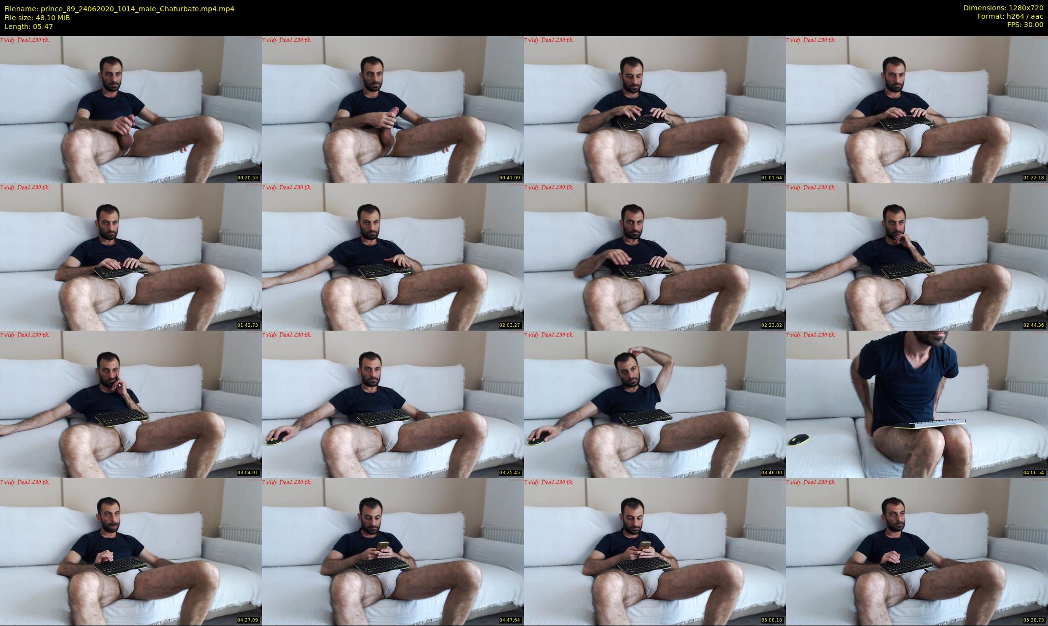 prince_89 — 6 minute Chaturbate male cam show recording, 720p, Jun 24, 2020