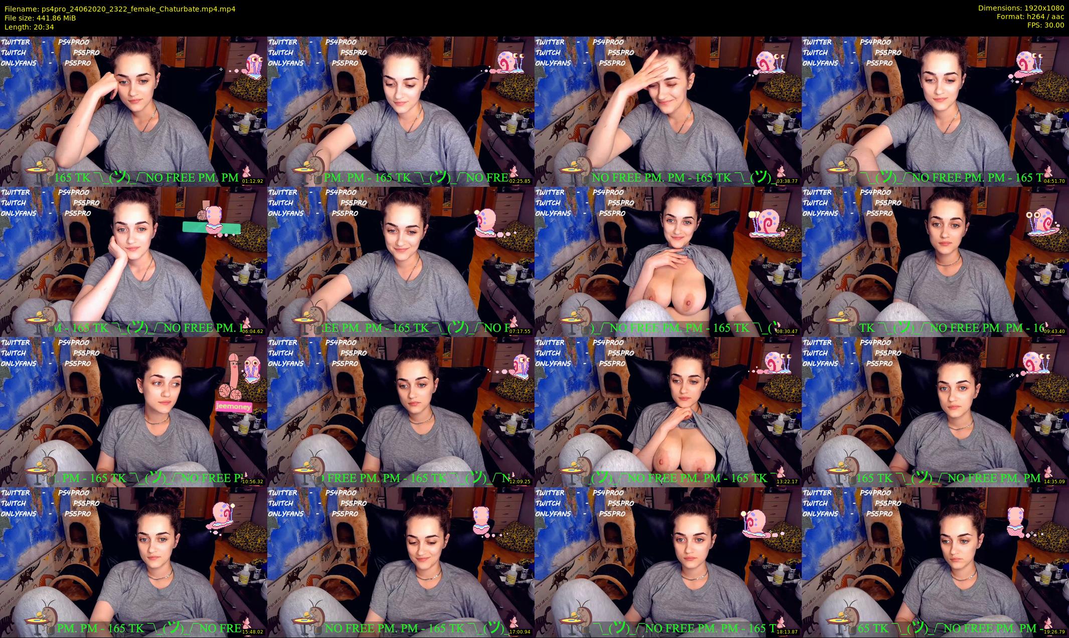 ps4pro — 21 minute Chaturbate female cam show recording, 1080p, Jun 24, 2020