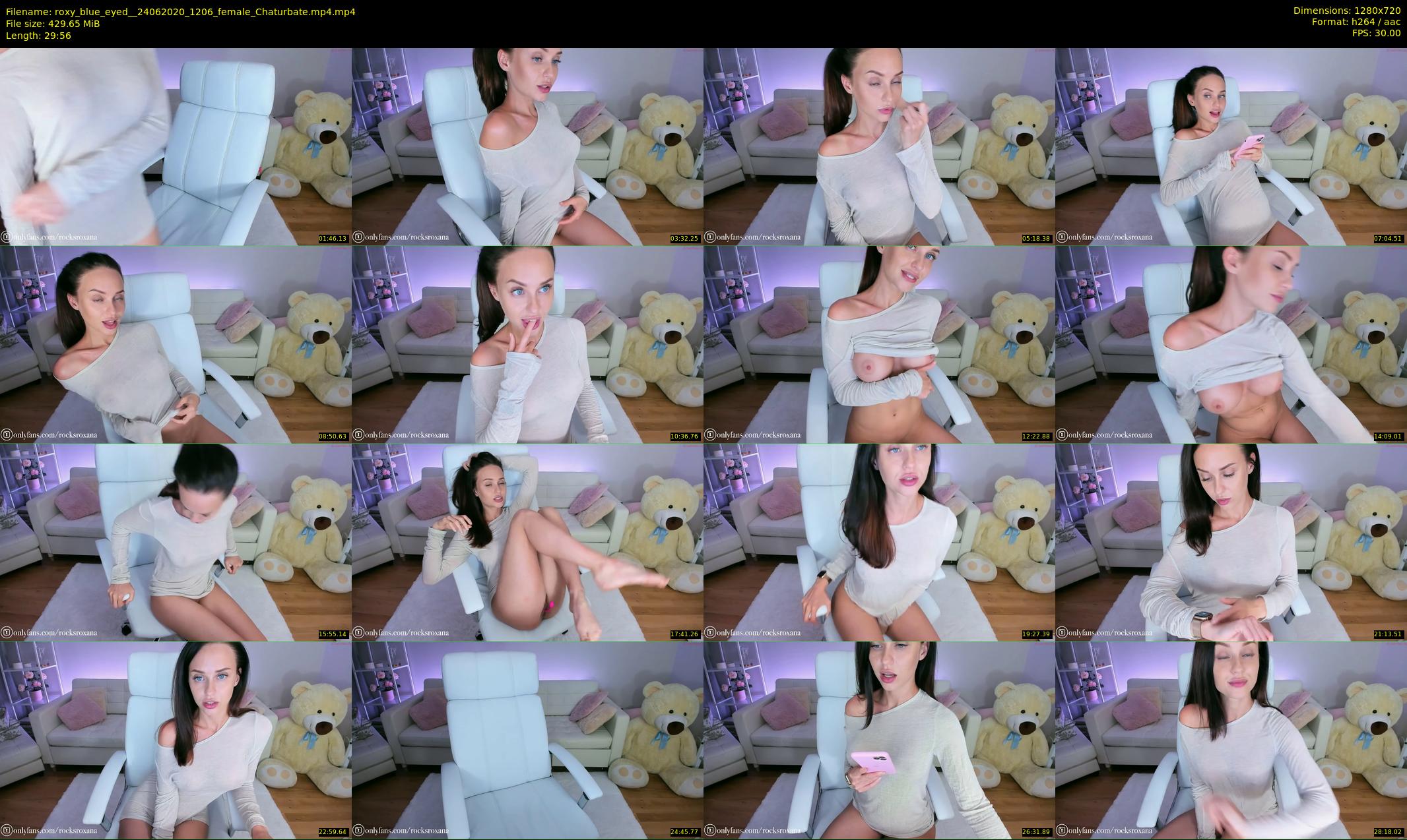roxy_blue_eyed_ — 30 minute Chaturbate female cam show recording, 720p, Jun 24, 2020