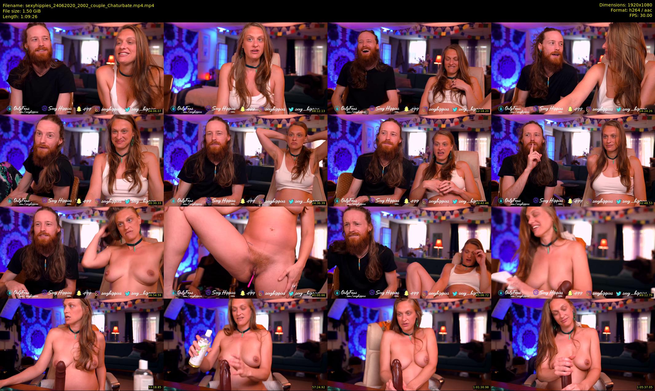 sexyhippies — 70 minute Chaturbate couple cam show recording, 1080p, Jun 24, 2020