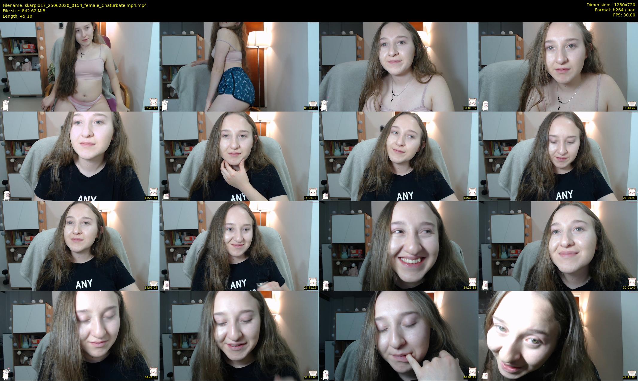 skarpio17 — 46 minute Chaturbate female cam show recording, 720p, Jun 25, 2020