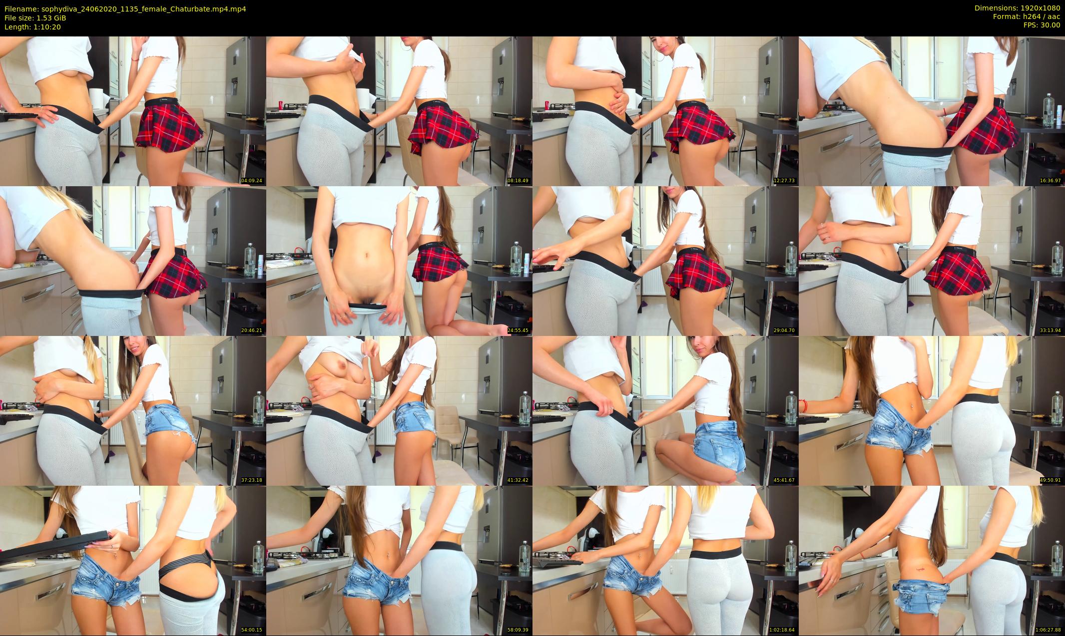 sophydiva — 71 minute Chaturbate female cam show recording, 1080p, Jun 24, 2020