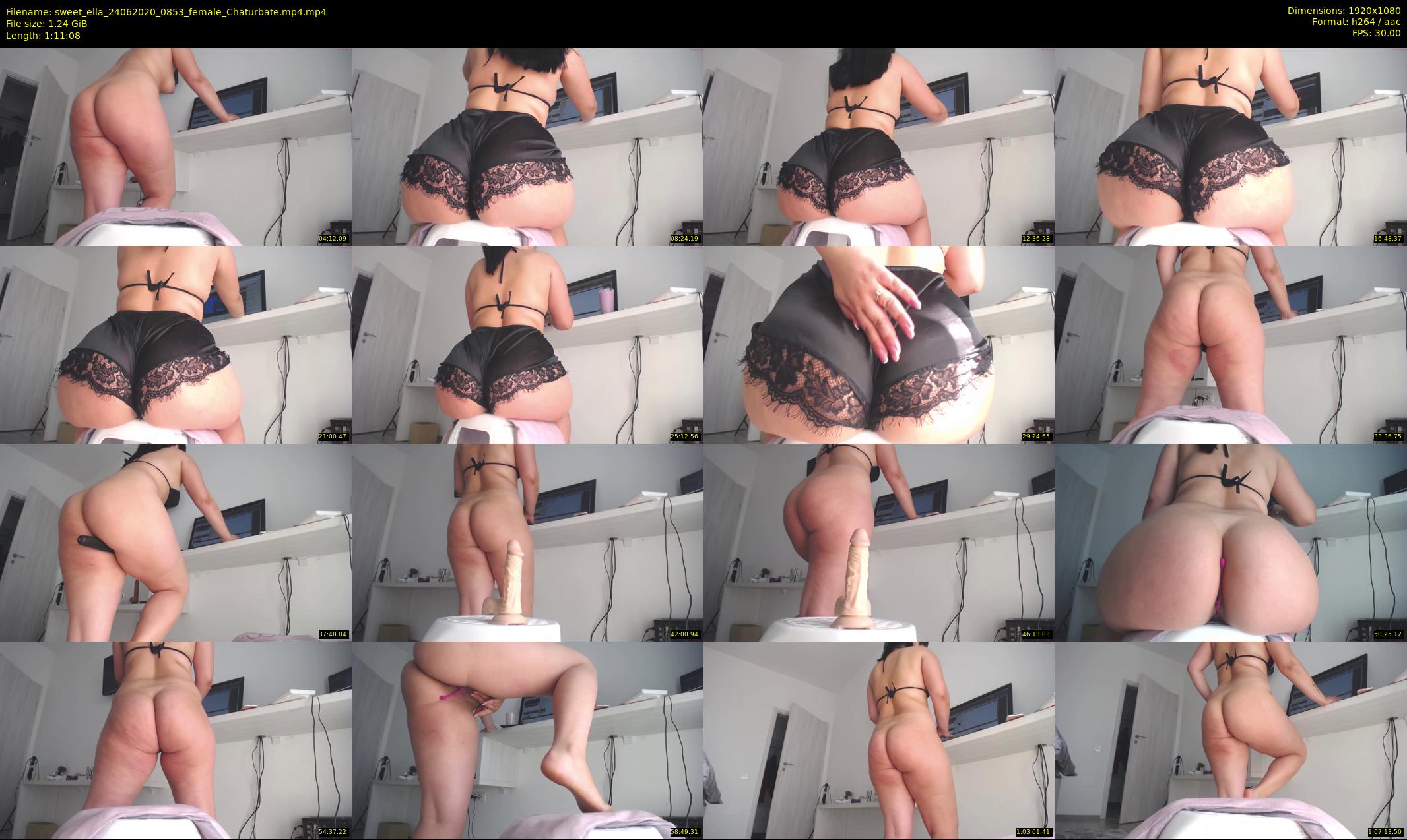 sweet_ella — 72 minute Chaturbate female cam show recording, 1080p, Jun 24, 2020